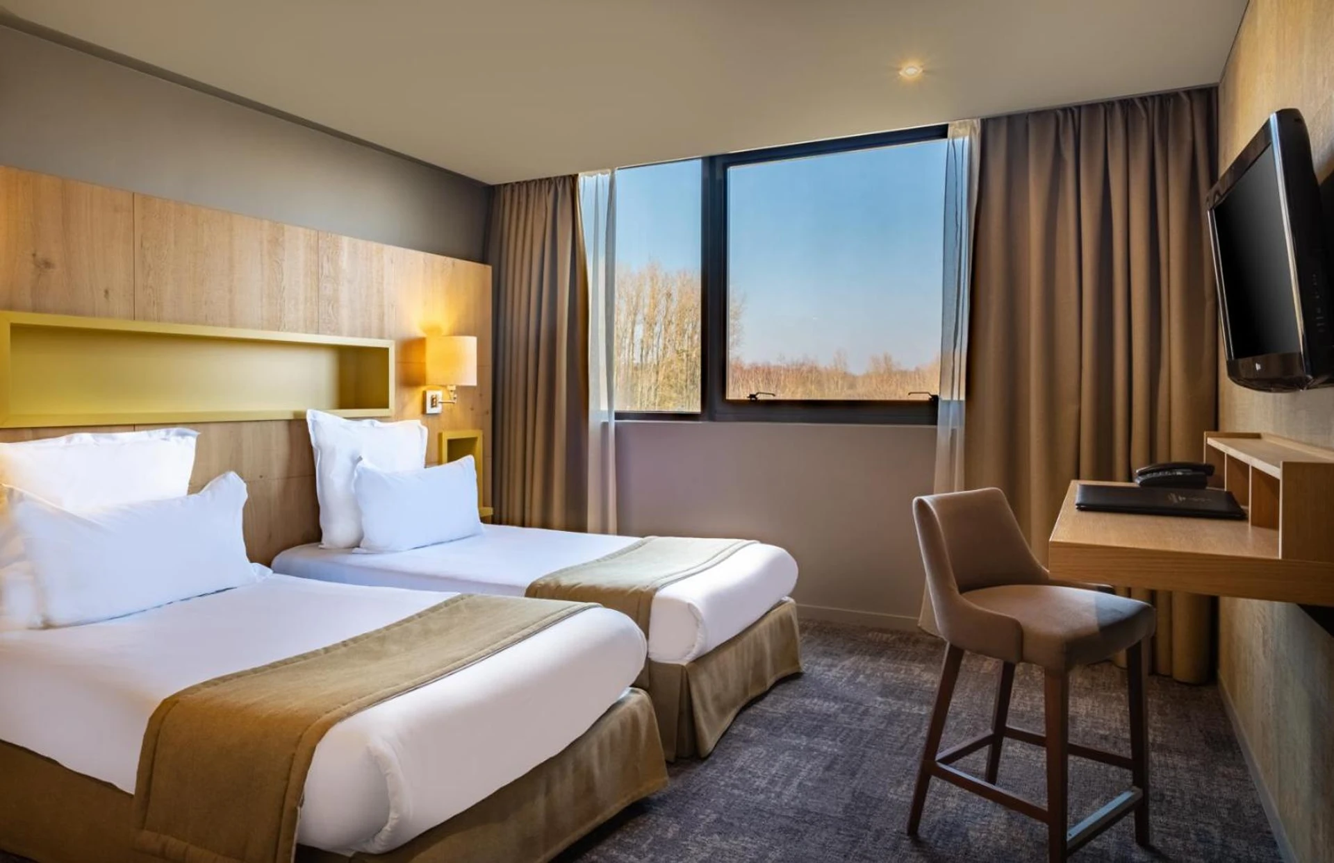 Chambre disponible pour un séminaire d'entreprise à Domaine du Gouverneur, Hôtel, Restaurant & Golf - Monthieux