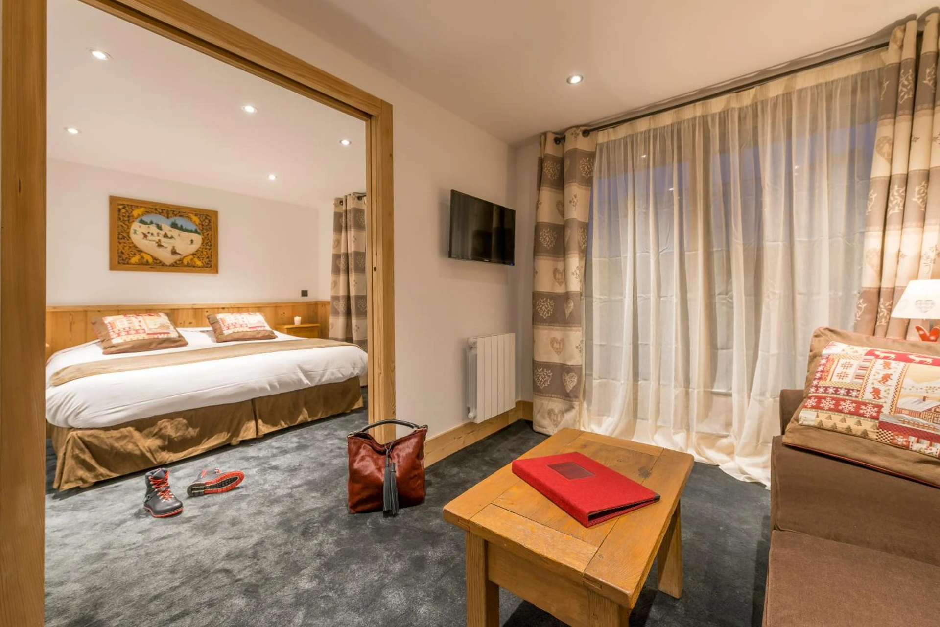 Chambre disponible pour un séminaire d'entreprise à Hotel Eterlou - Méribel