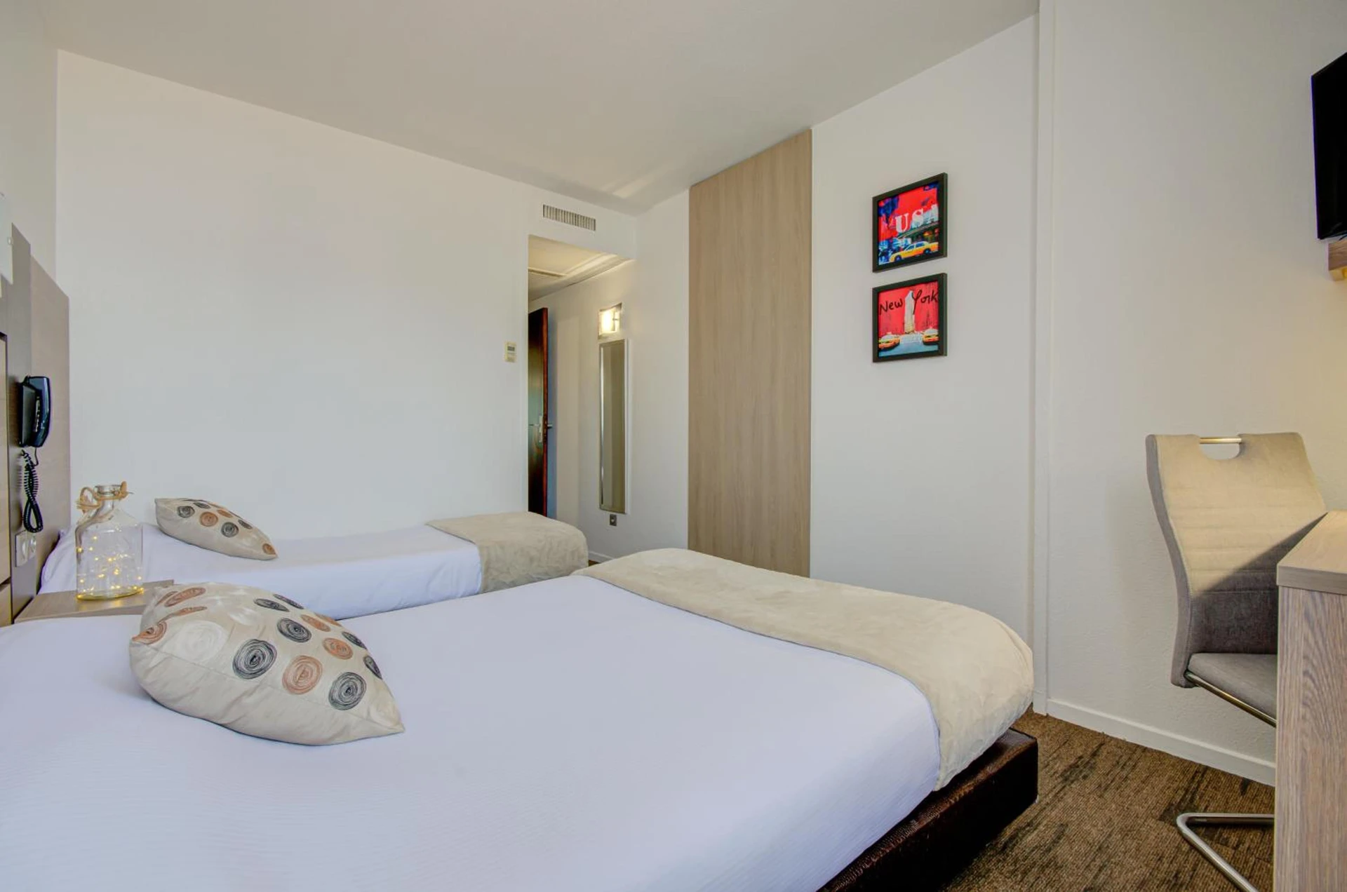 Chambre disponible pour un séminaire d'entreprise à Eurotel Parc Expo Airport Montpellier - Pérols