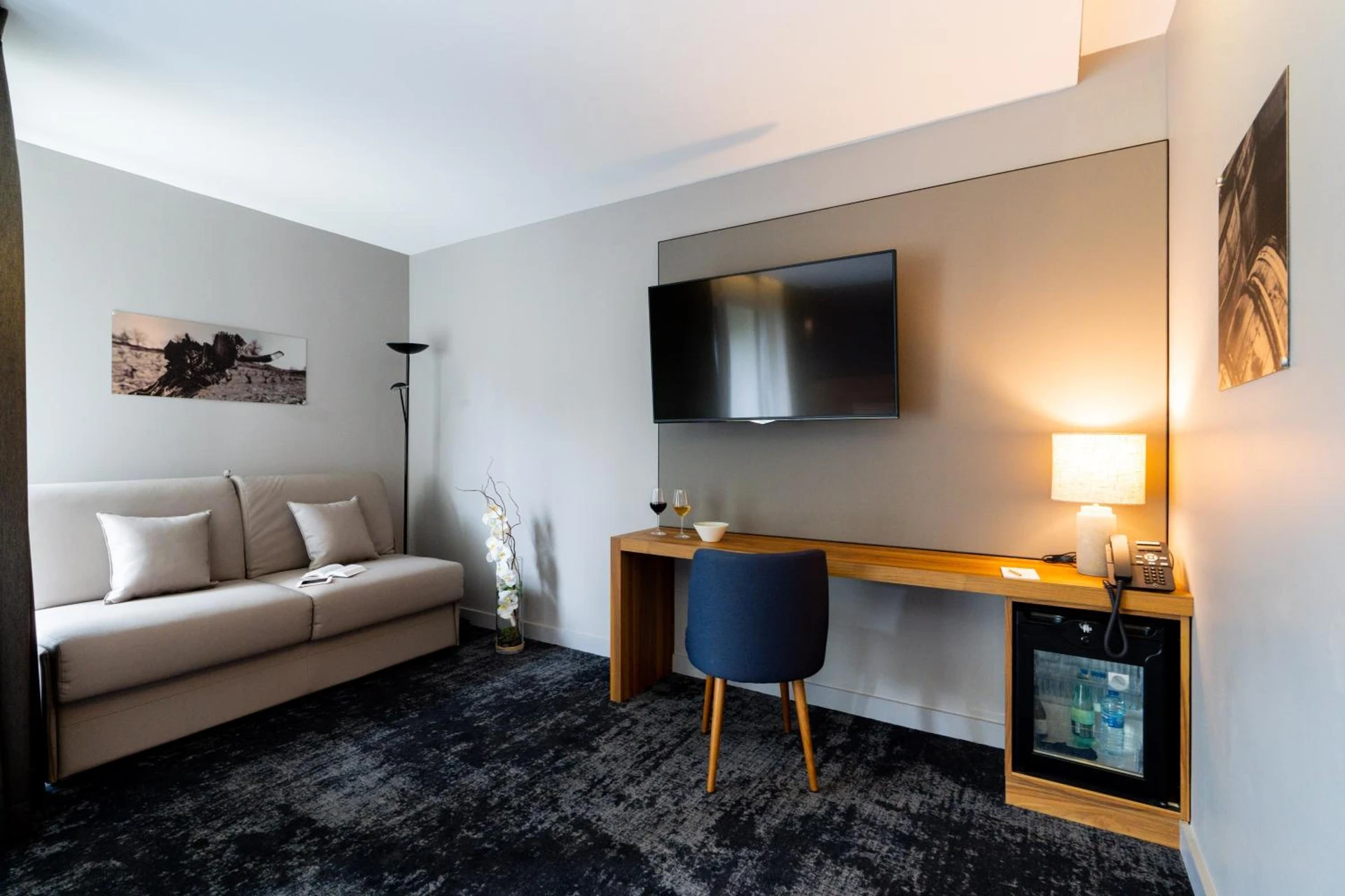 Chambre disponible pour un séminaire d'entreprise à Fac & Spera -Hôtel & Spa - Tain-lʼHermitage