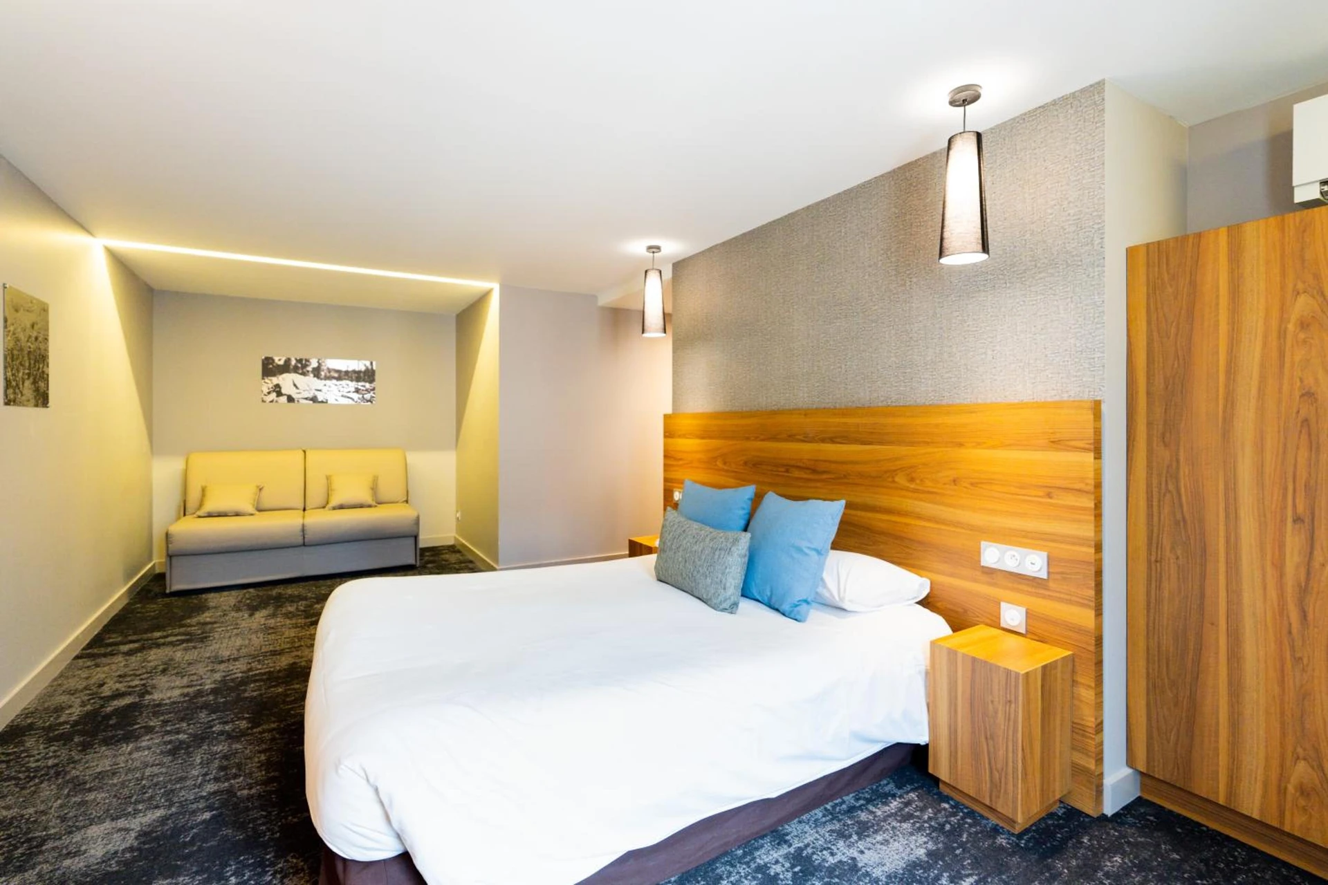 Chambre disponible pour un séminaire d'entreprise à Fac & Spera -Hôtel & Spa - Tain-lʼHermitage