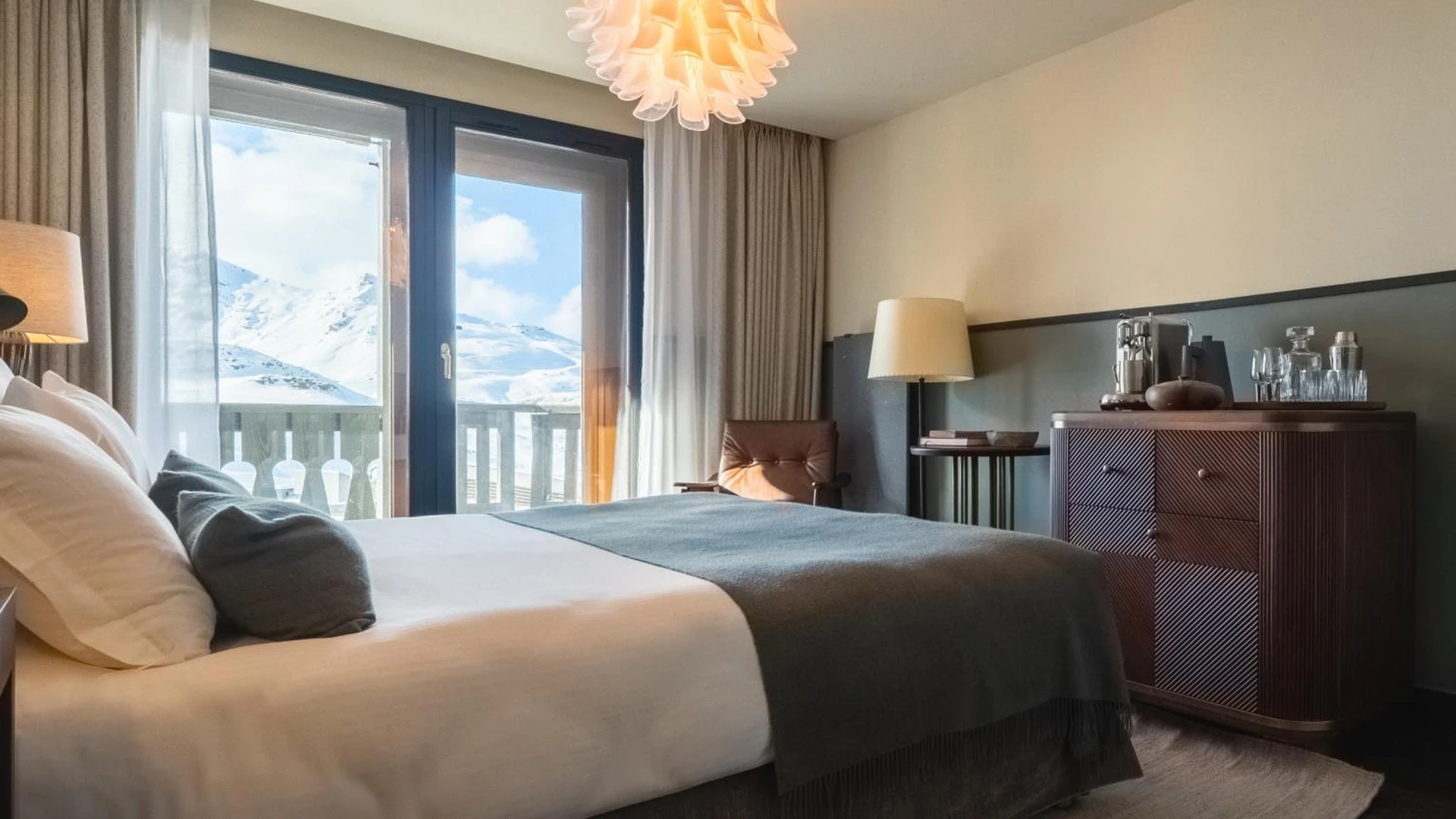 Chambre disponible pour un séminaire d'entreprise à Le Fitz Roy, a Beaumier hotel - Val Thorens