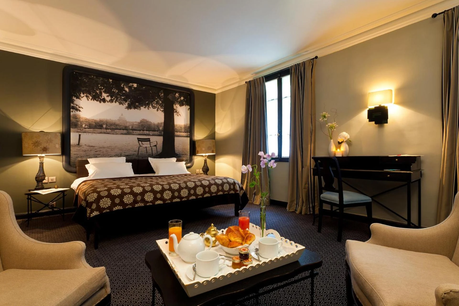 Chambre disponible pour un séminaire d'entreprise à Hotel Fontaines du Luxembourg - Paris