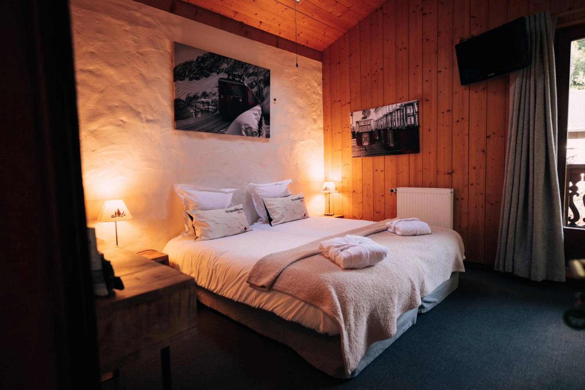 Chambre disponible pour un séminaire d'entreprise à Chalet-hôtel Gai Soleil - Les Contamines-Montjoie