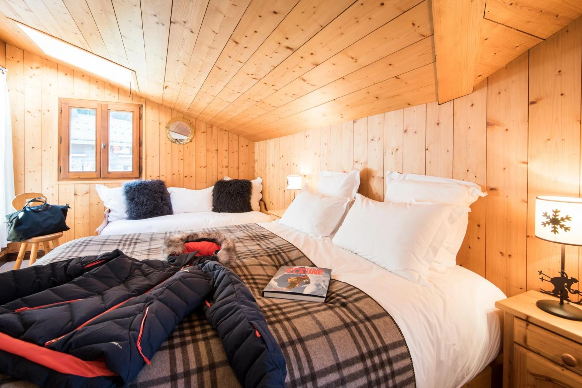 Magnifique chambre pour un séminaire d'entreprise à Chalet-hôtel Gai Soleil - Les Contamines-Montjoie