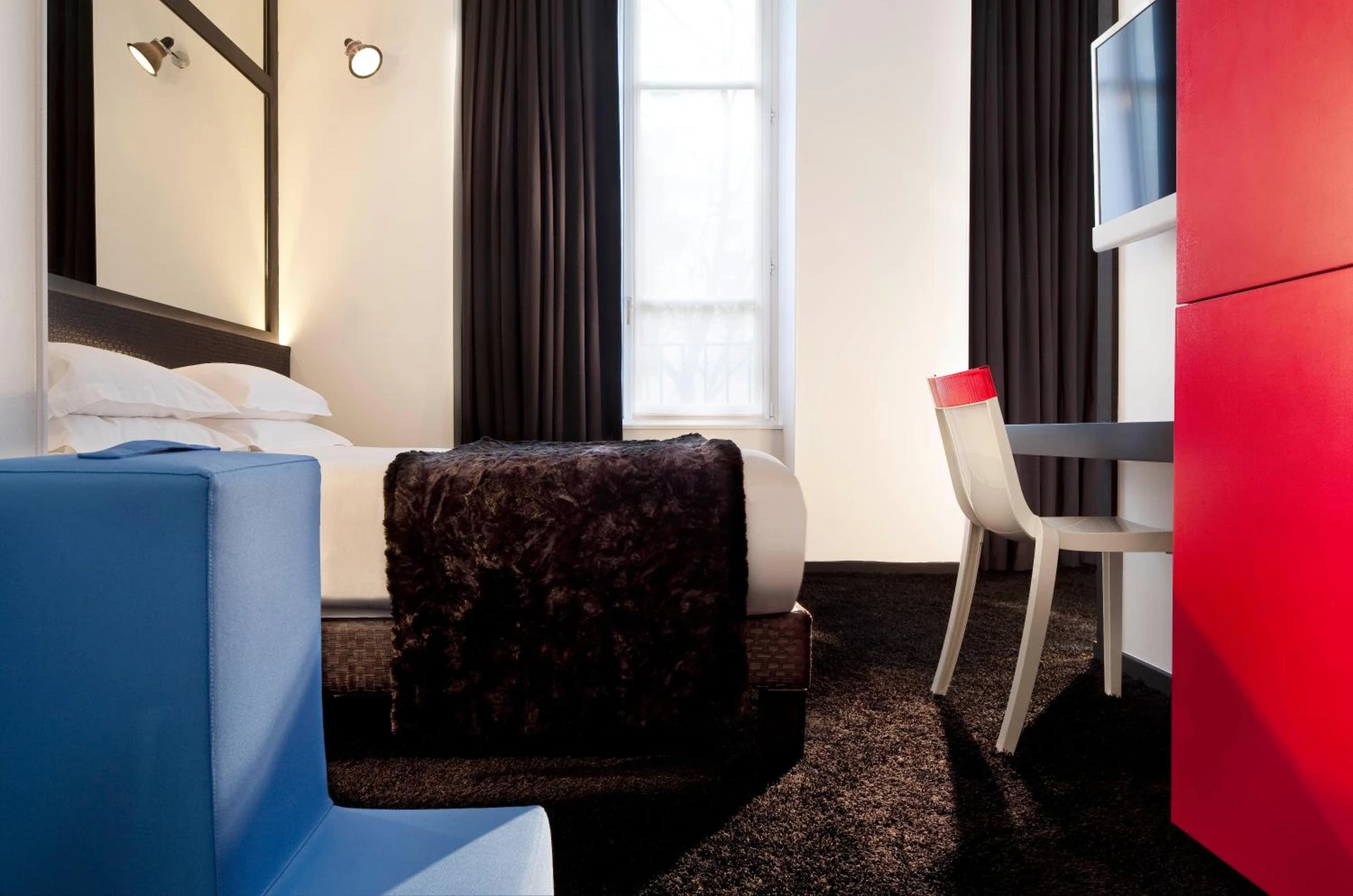 Chambre disponible pour un séminaire d'entreprise à Georgette Hôtel & Restaurant - Paris