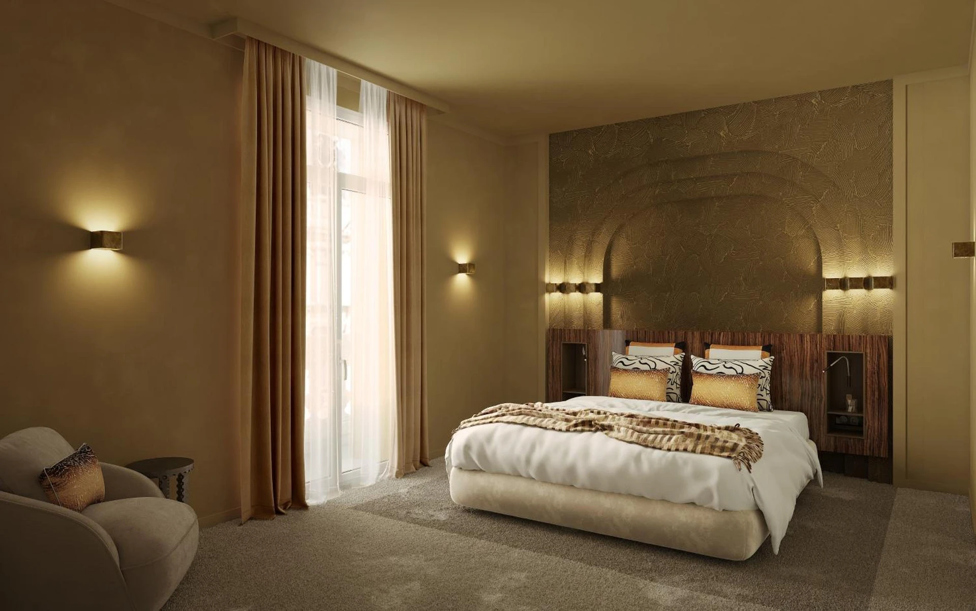 Chambre disponible pour un séminaire d'entreprise à Hotel Gounod Fully Renovated - Nice