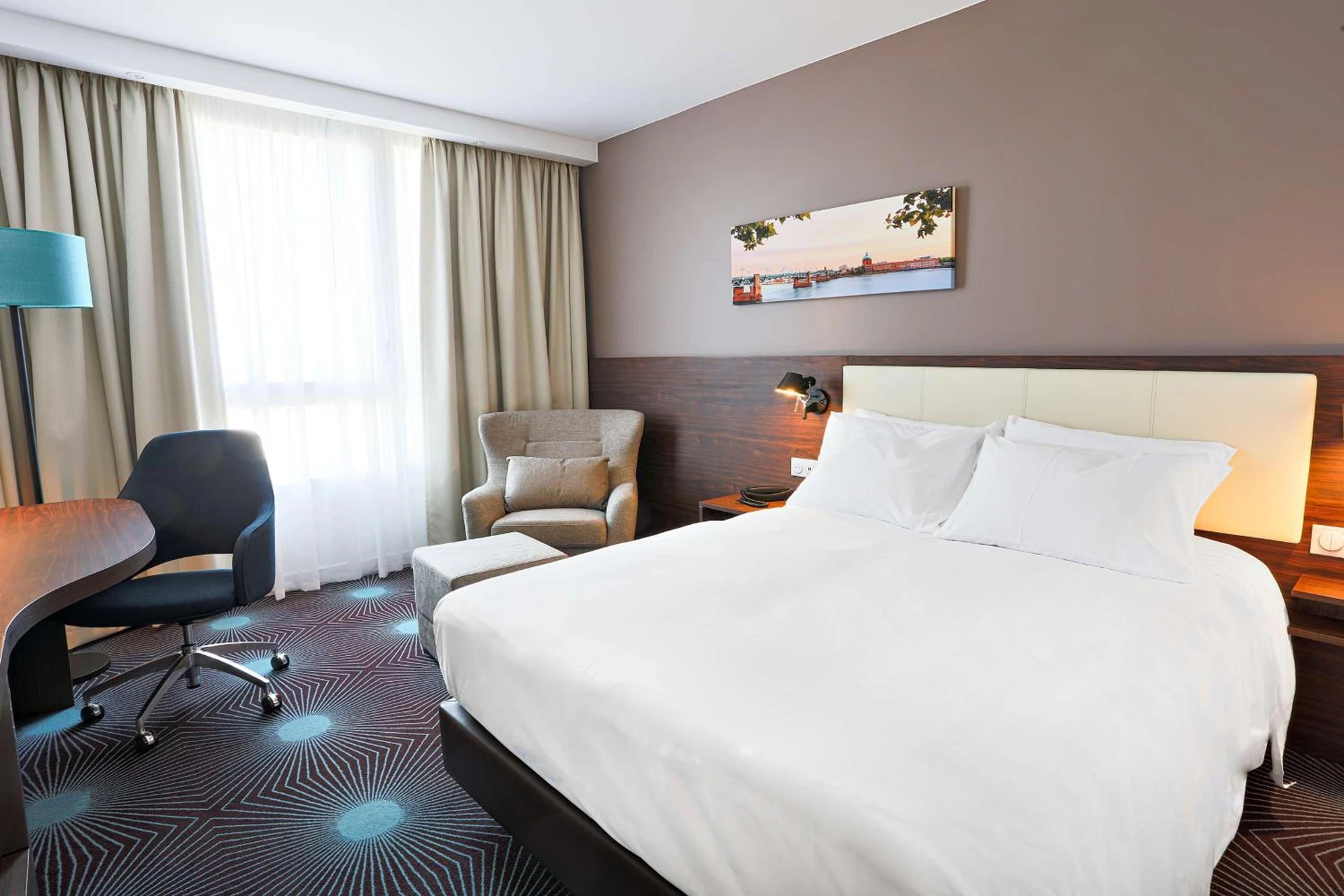 Chambre disponible pour un séminaire d'entreprise à Hampton By Hilton Toulouse Airport - Blagnac
