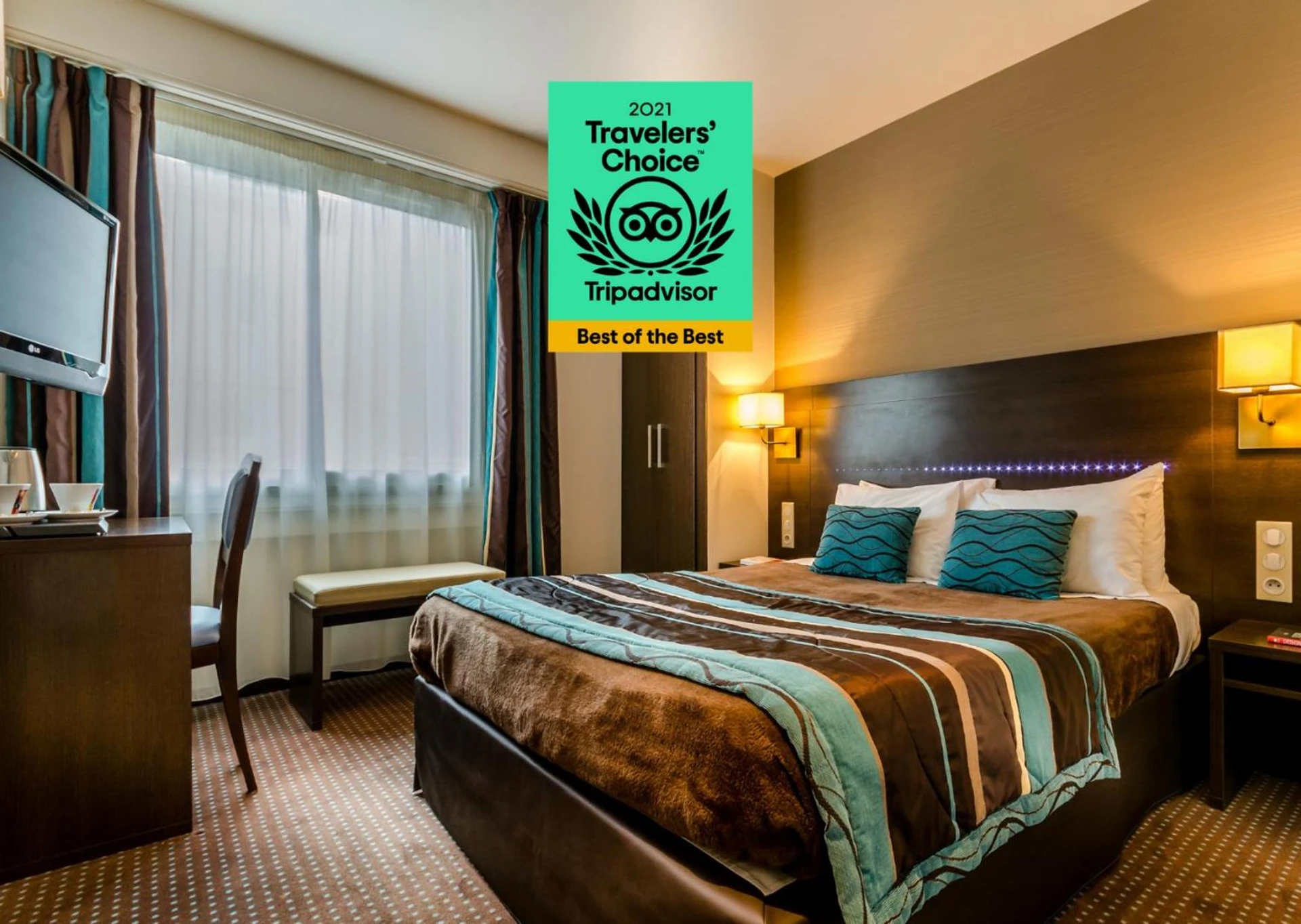 Chambre disponible pour un séminaire d'entreprise à Helgon Hotel - Lourdes Pyrénées - Lourdes