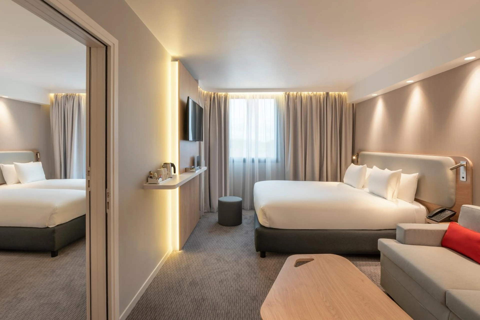 Chambre disponible pour un séminaire d'entreprise à Holiday Inn Express - Marne-la-Vallée Val d'Europe by IHG - Bailly-Romainvilliers