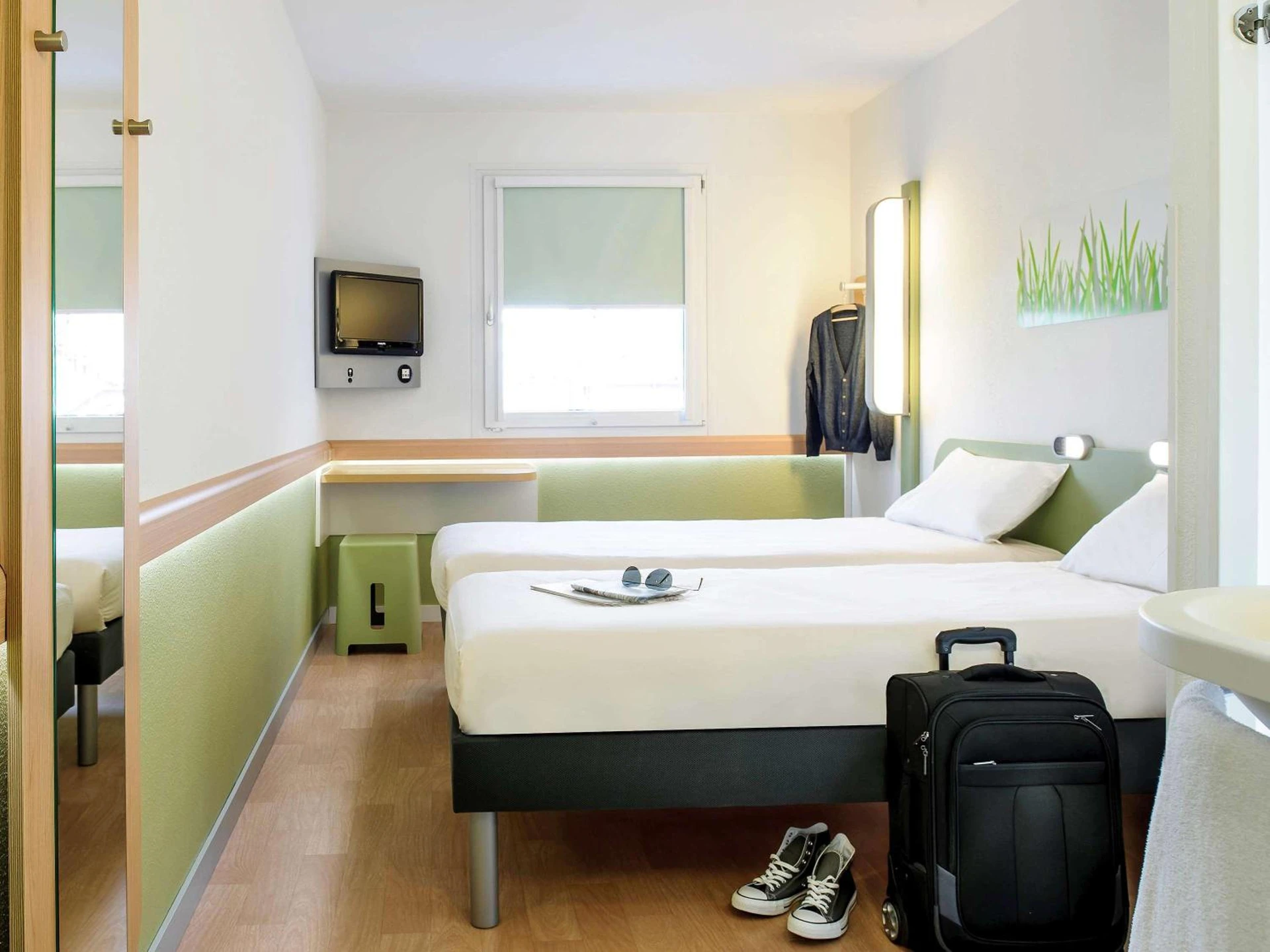 Magnifique chambre pour un séminaire d'entreprise à Hotel Ibis Budget Lyon Eurexpo - - Chassieu