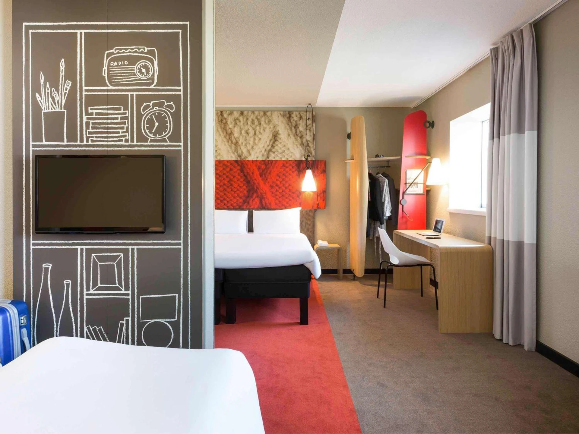 Magnifique chambre pour un séminaire d'entreprise à Hotel ibis Rennes Centre Gare Sud - Rennes
