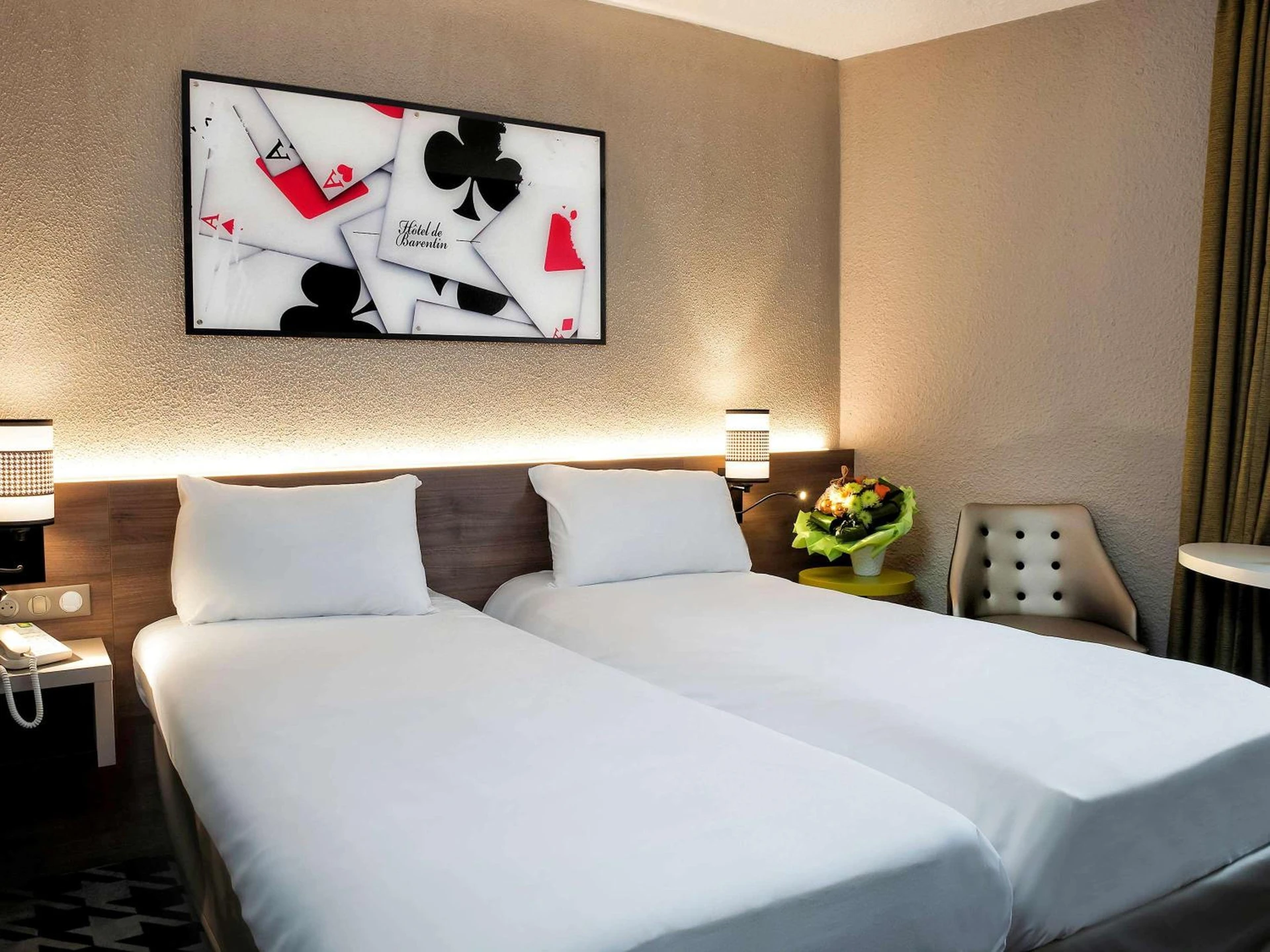 Chambre disponible pour un séminaire d'entreprise à ibis Styles Rouen Nord-Barentin - Barentin