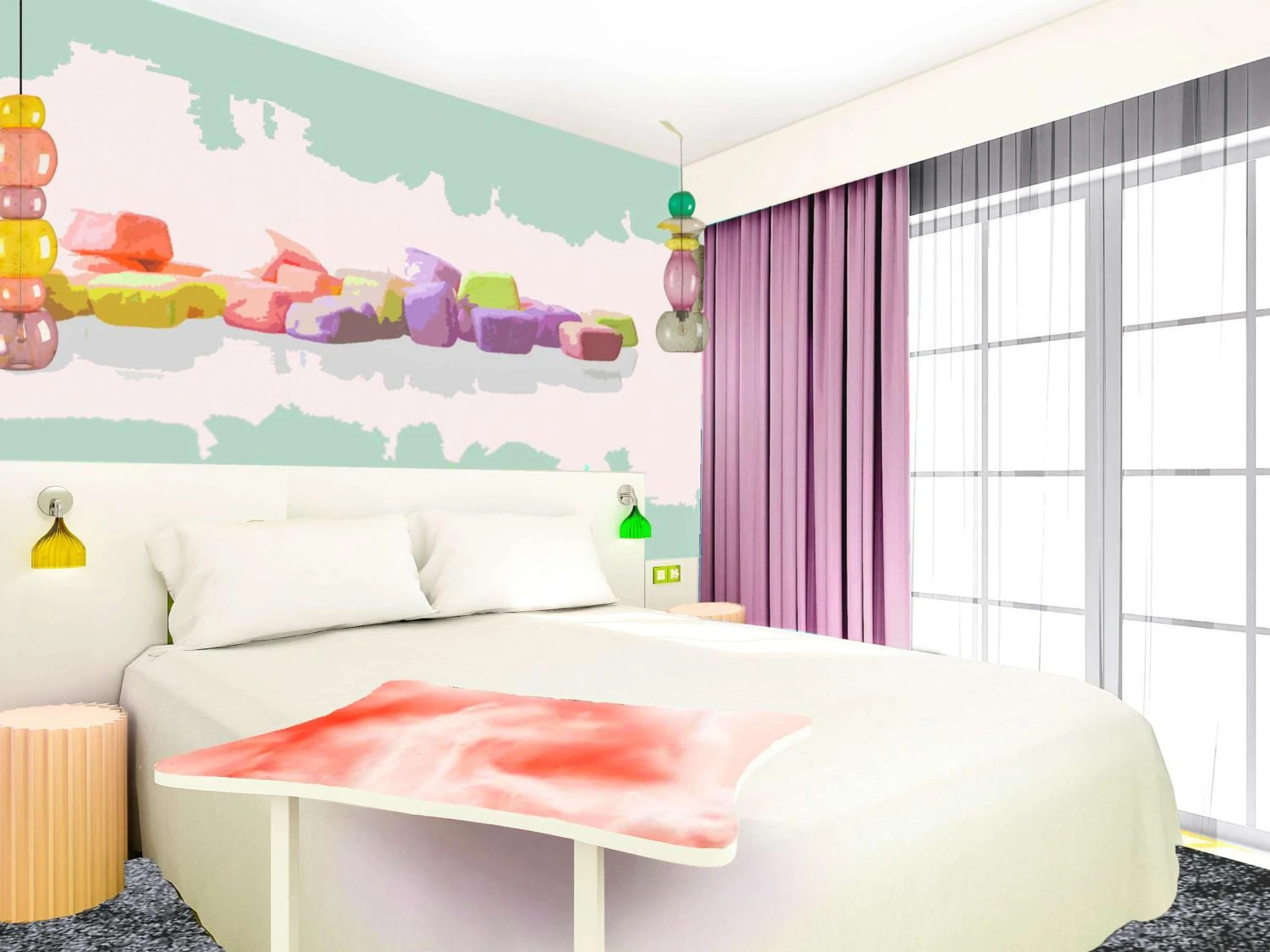 Magnifique chambre pour un séminaire d'entreprise à ibis Styles Fréjus St Raphael - Fréjus