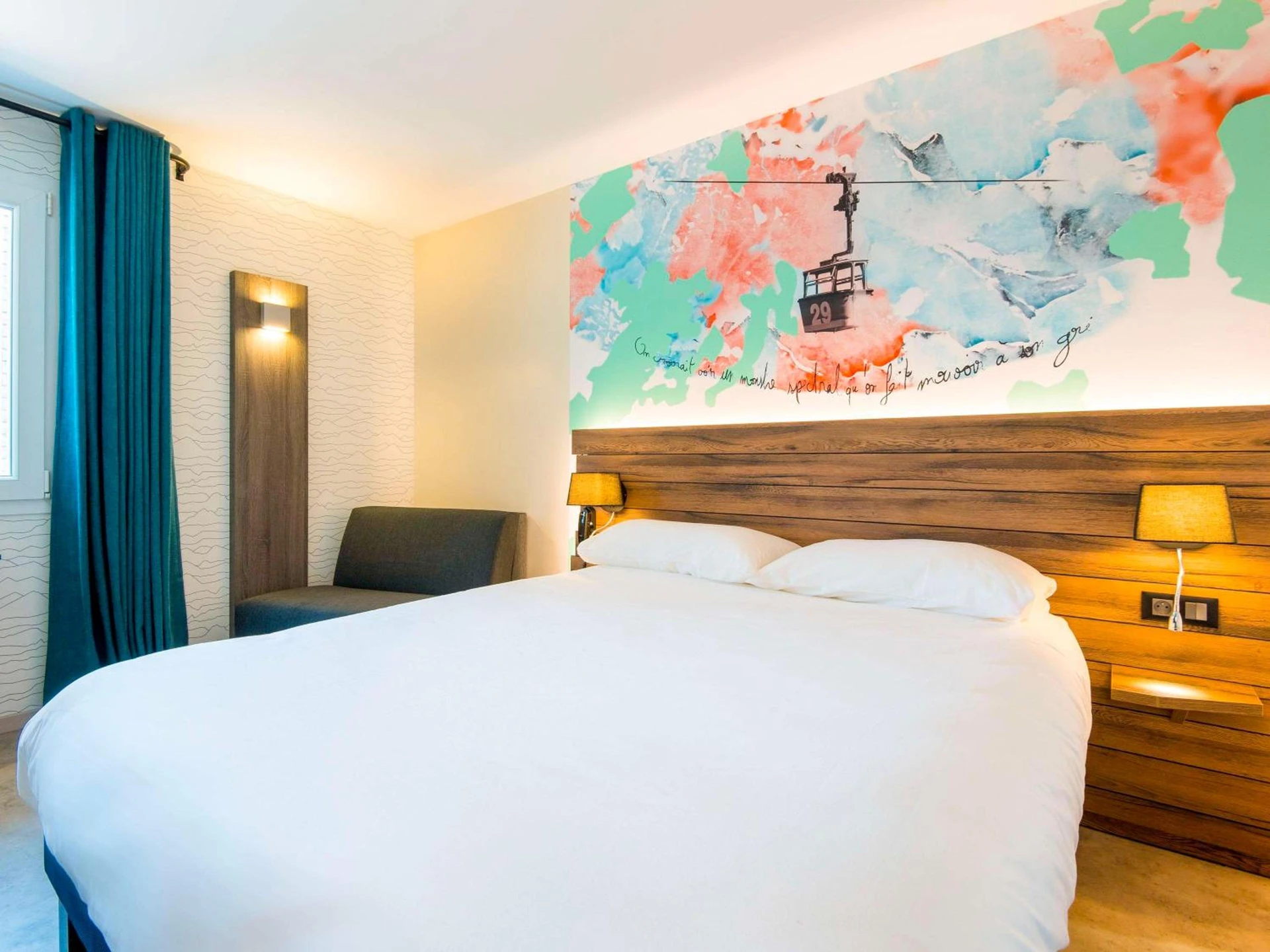 Chambre disponible pour un séminaire d'entreprise à Ibis Styles Sallanches Pays du Mont-Blanc - Sallanches