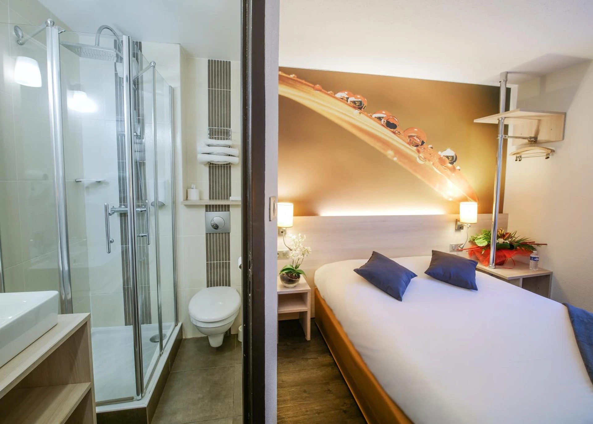Chambre disponible pour un séminaire d'entreprise à Hôtel Inn Design Resto Novo Montargis - Villemandeur