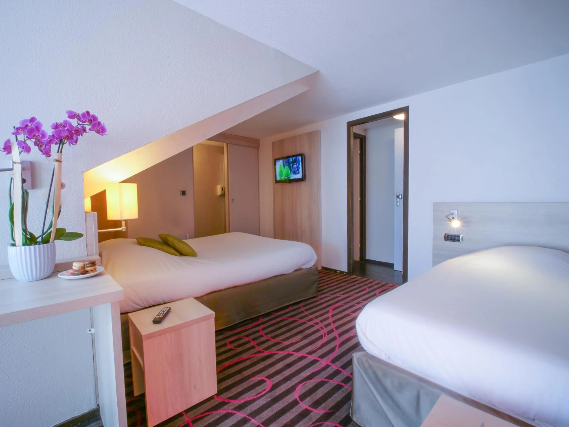 Chambre disponible pour un séminaire d'entreprise à Hôtel Inn Design Resto Novo Sablé - Sablé-sur-Sarthe