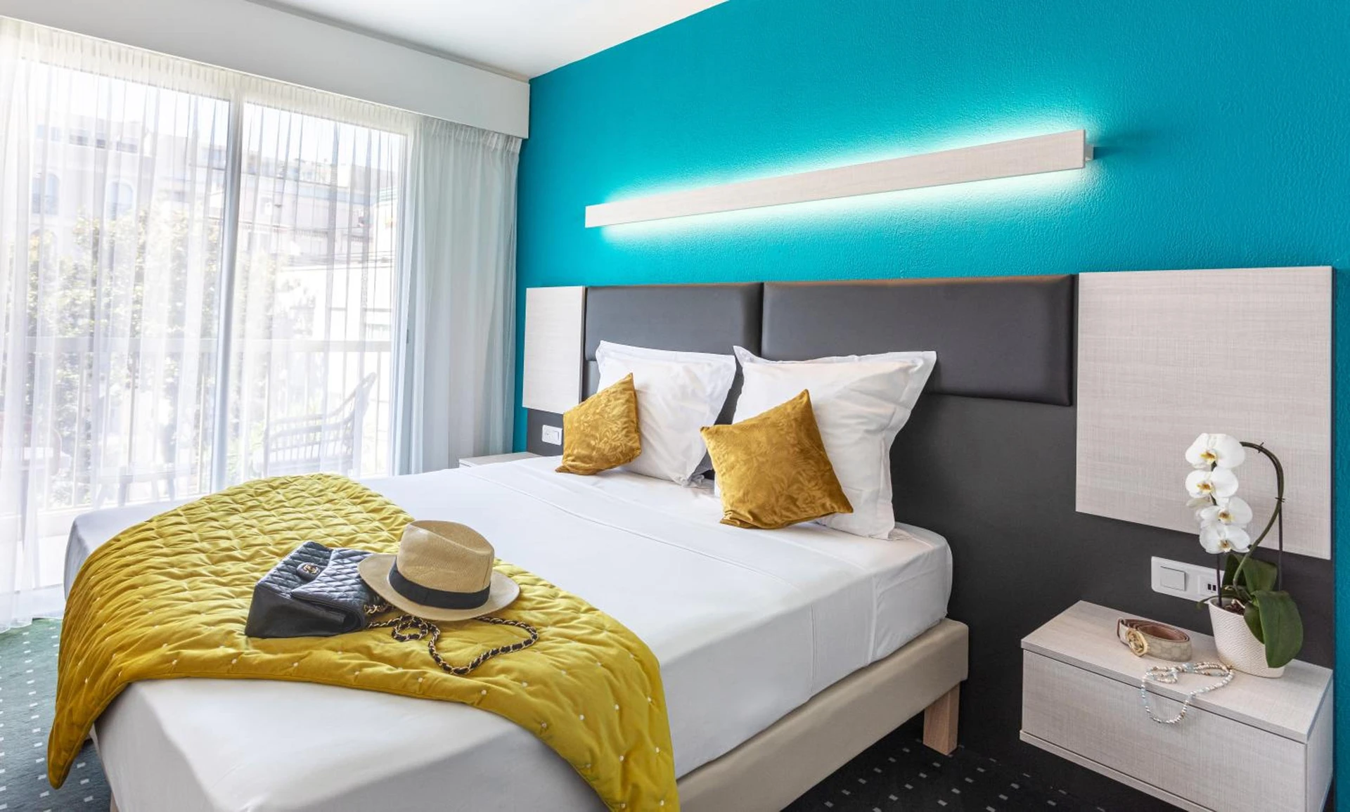 Chambre à Hôtel Jardin Croisette - Organiser un séminaire d'entreprise à Cannes