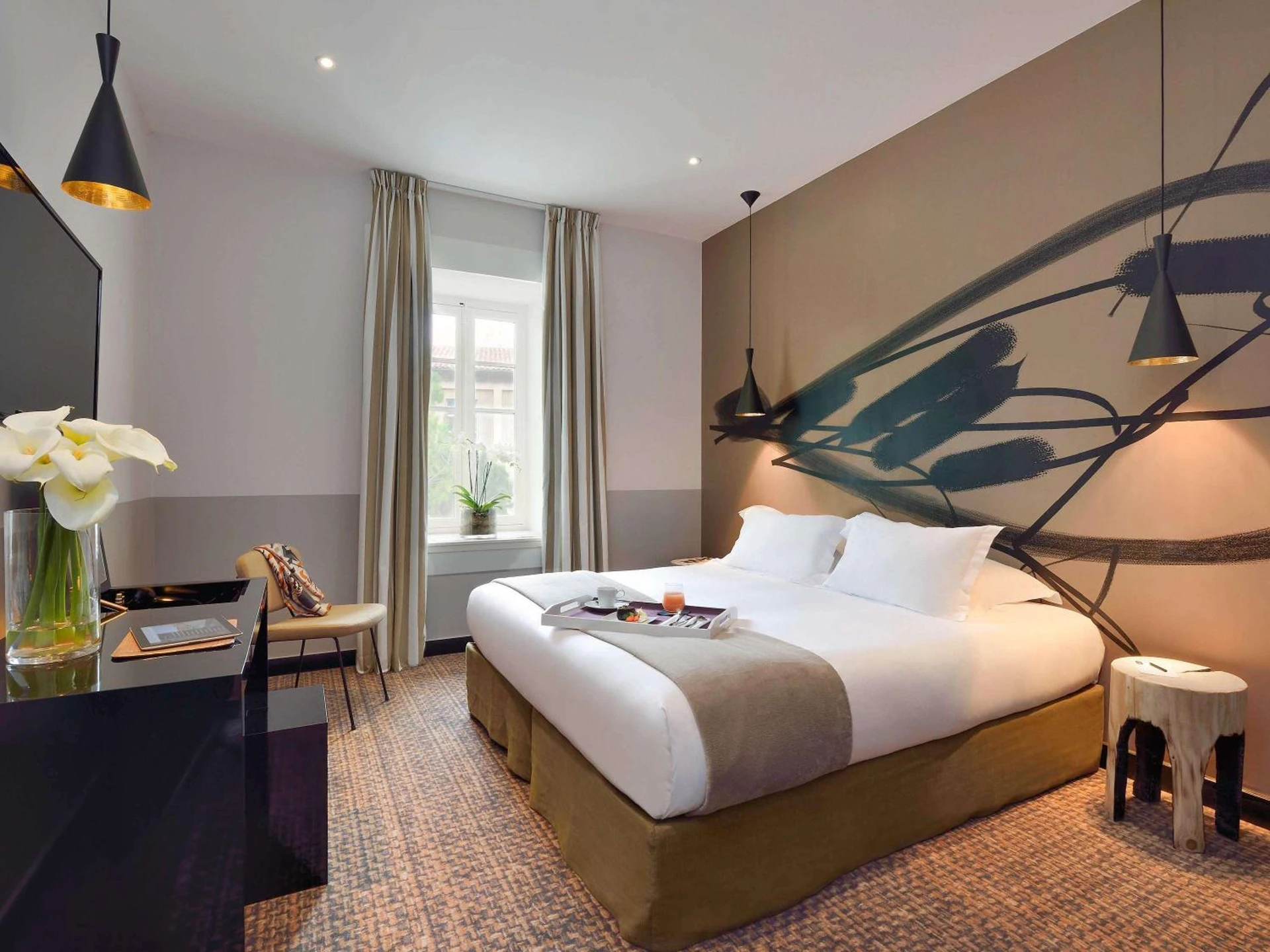 Chambre disponible pour un séminaire d'entreprise à Hôtel & Spa Jules César Arles - MGallery Hotel Collection - Arles