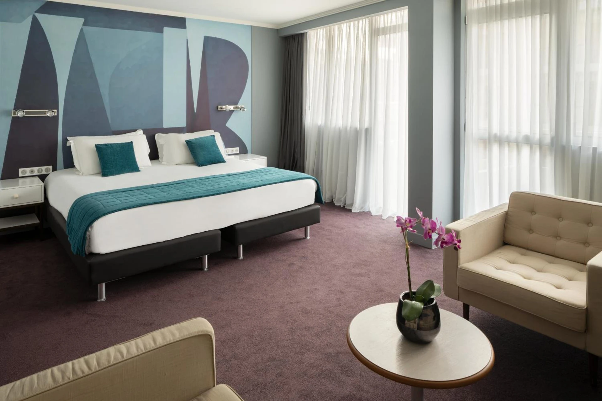 Magnifique chambre pour un séminaire d'entreprise à Juliana Hotel Cannes - Cannes