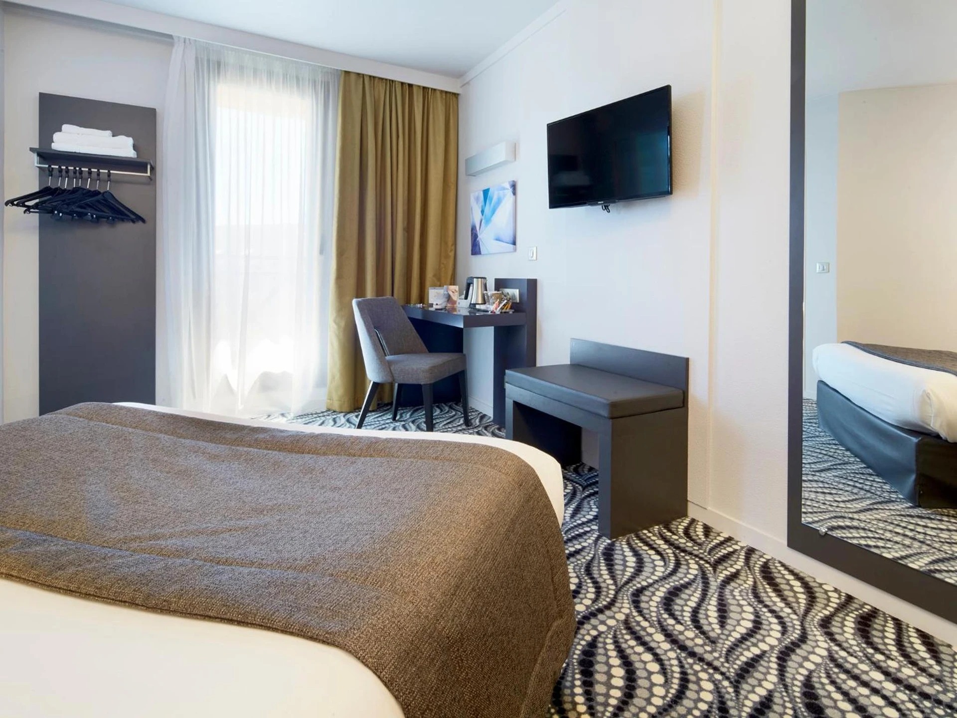 Chambre disponible pour un séminaire d'entreprise à Kyriad Paris Ouest - Bezons La Défense - Bezons