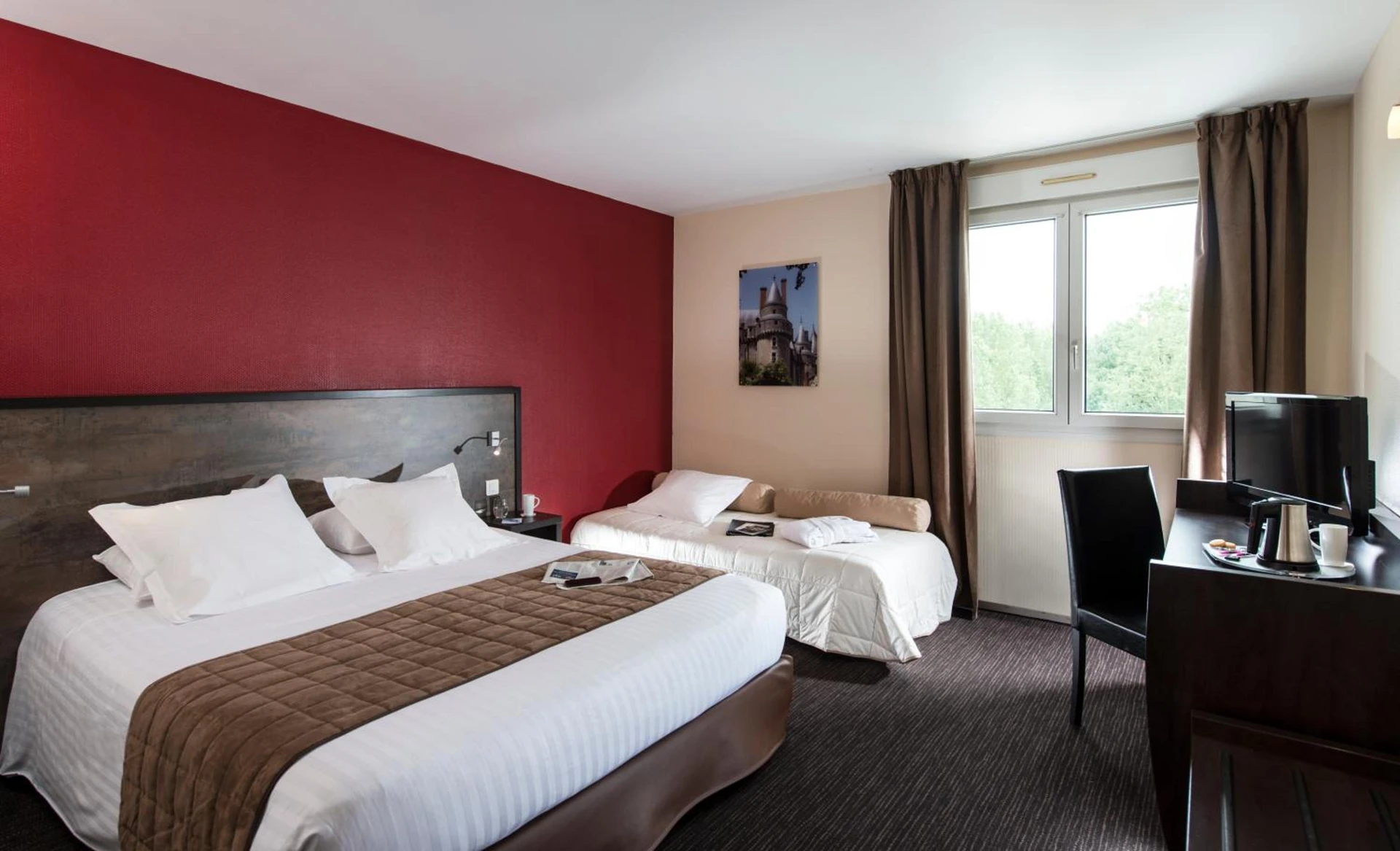 Chambre disponible pour un séminaire d'entreprise à Kyriad Tours - Joué-Lès-Tours - Joué-lès-Tours