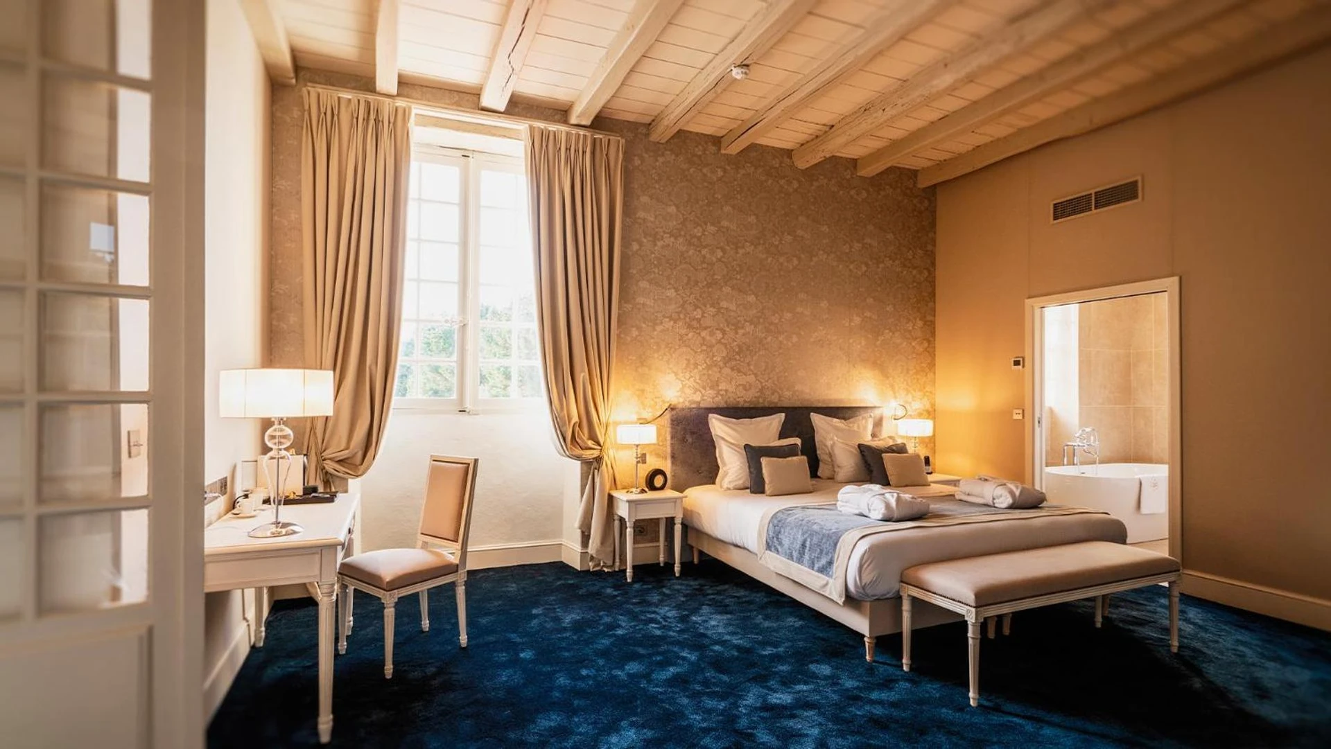 Chambre disponible pour un séminaire d'entreprise à L'Abbaye De Villeneuve - Les Sorinières