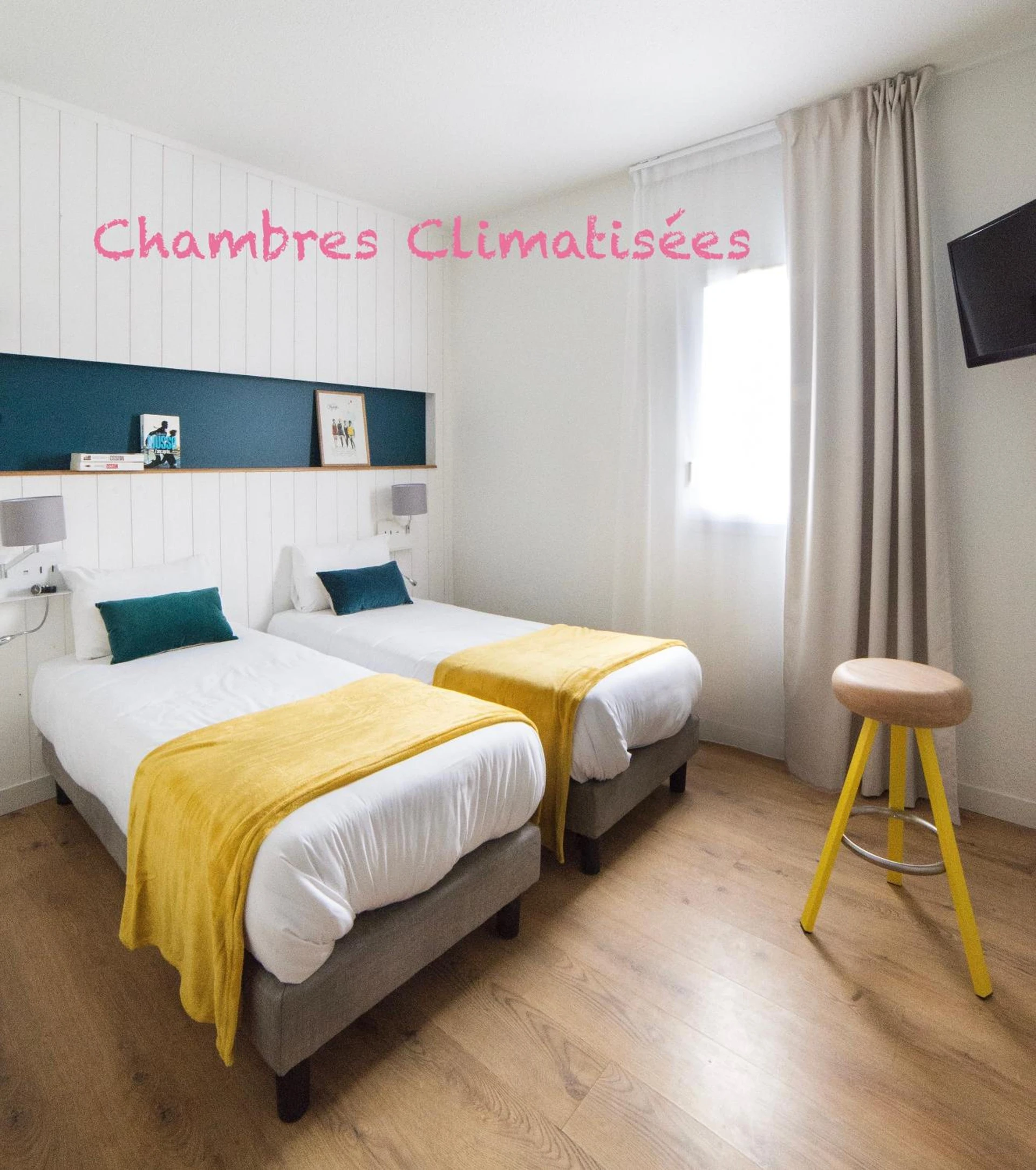 Chambre disponible pour un séminaire d'entreprise à Logis Hôtel L'Air Marin - Yves