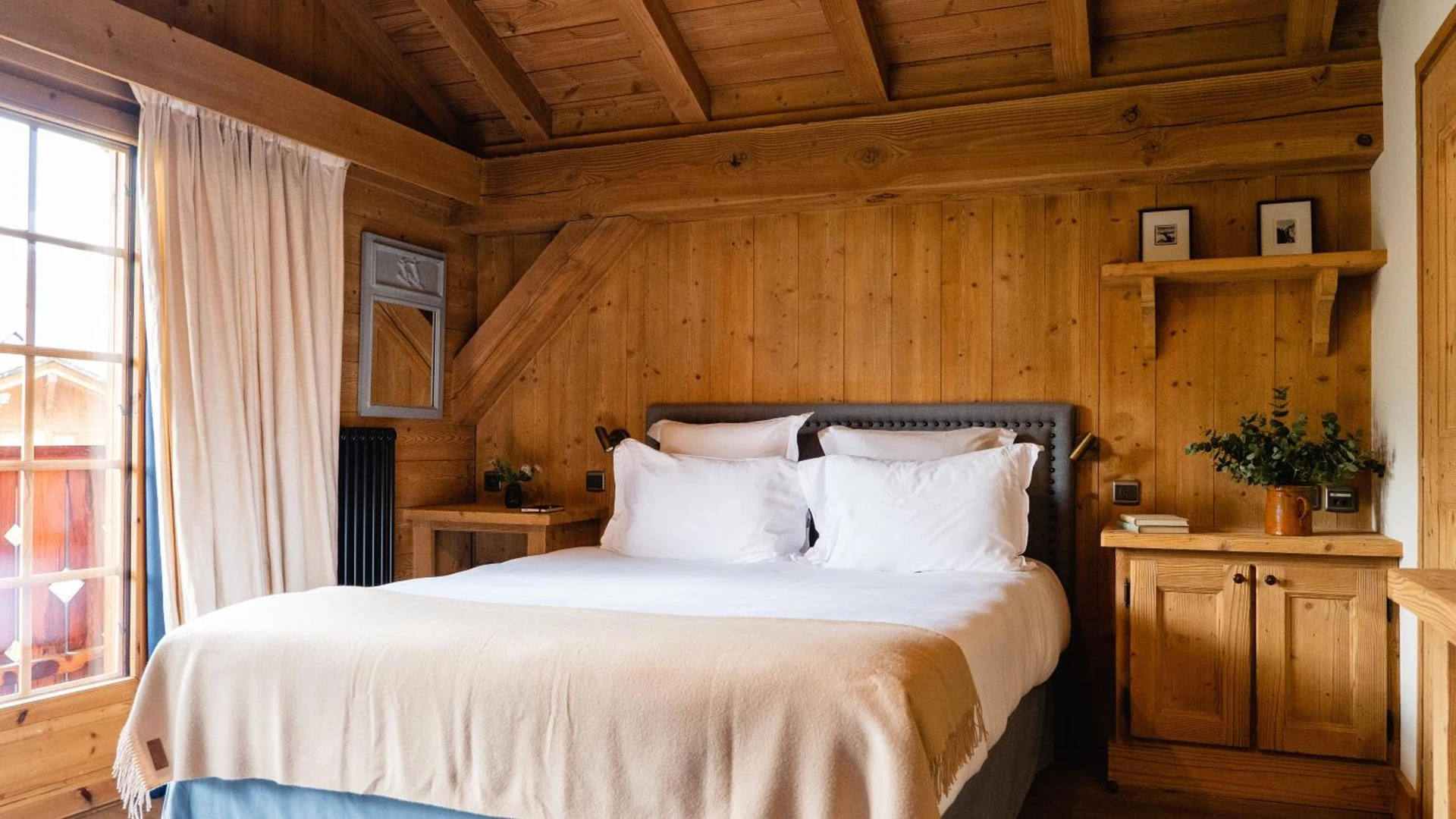 Chambre disponible pour un séminaire d'entreprise à Chalets de l'Alpaga - Megève