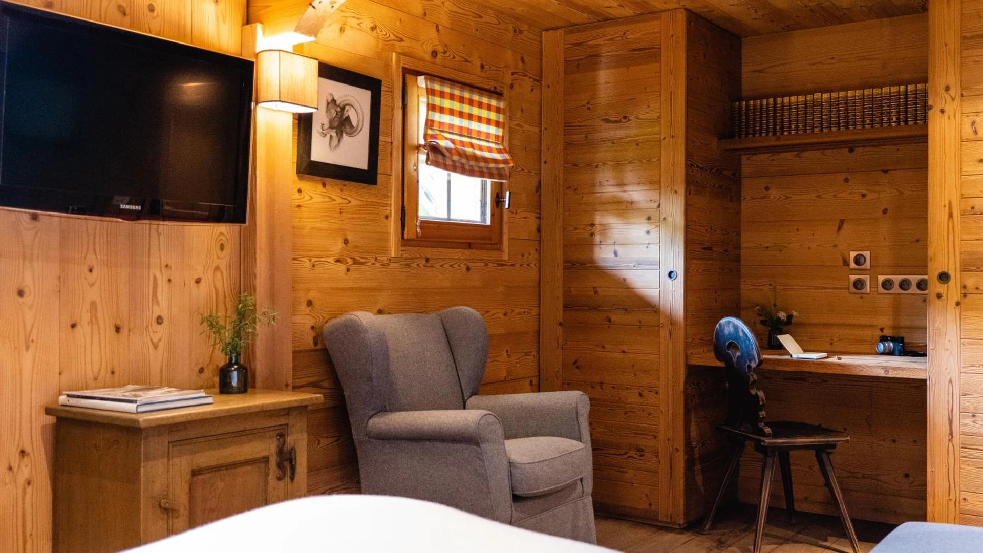 Chambre disponible pour un séminaire d'entreprise à Chalets de l'Alpaga - Megève
