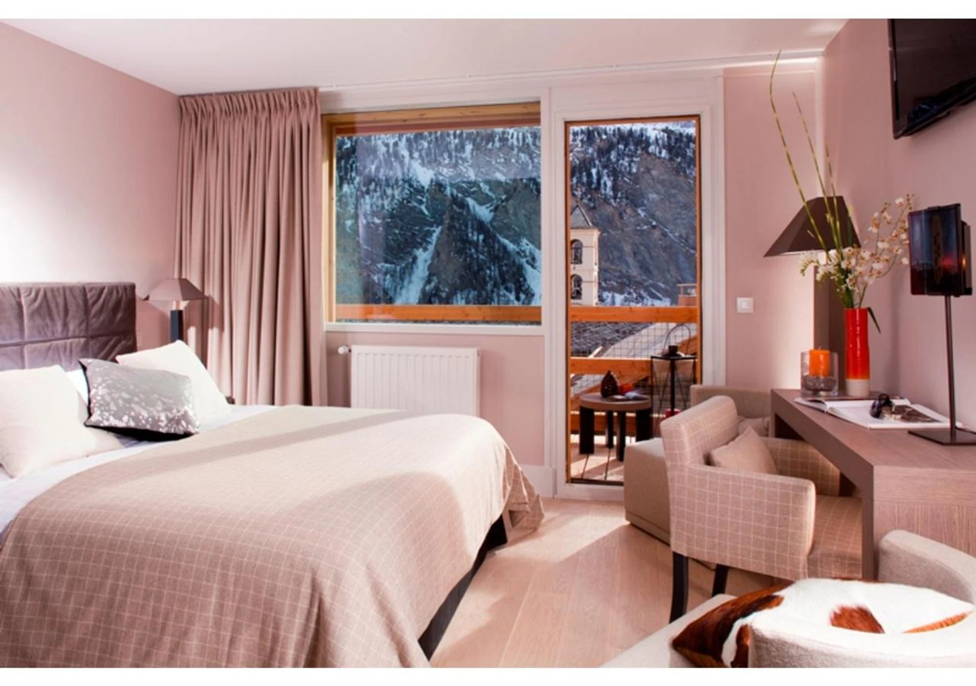 Chambre disponible pour un séminaire d'entreprise à Hôtel & Spa L'Alta Peyra - Saint-Véran