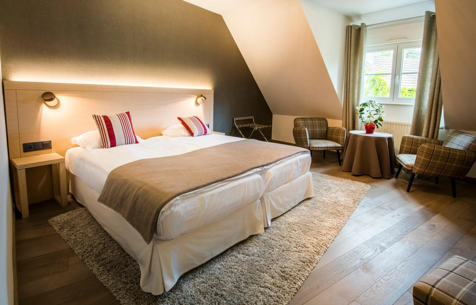 Chambre disponible pour un séminaire d'entreprise à Hotel Restaurant L'Ami Fritz - Ottrott