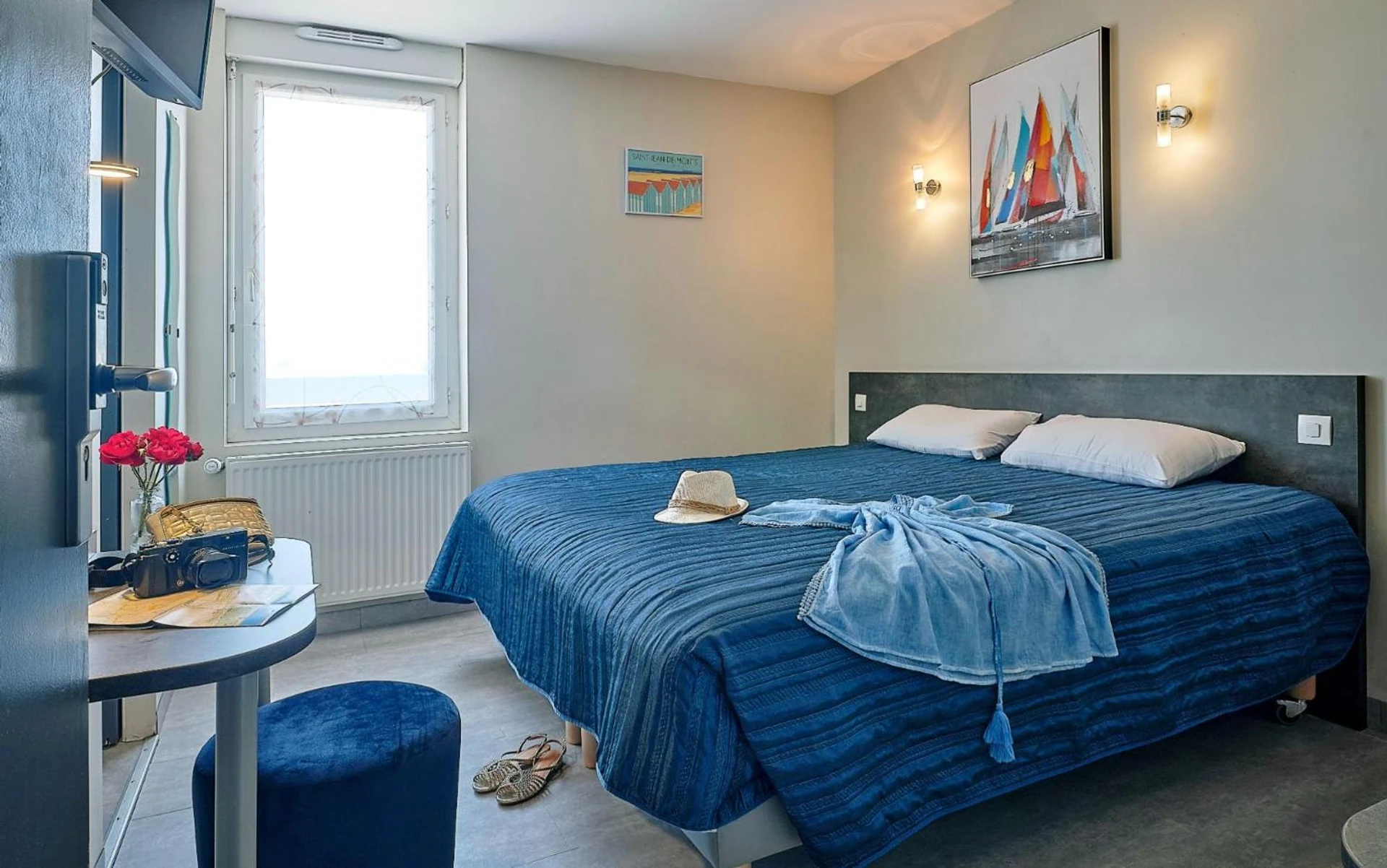 Chambre disponible pour un séminaire d'entreprise à Hotel Restaurant L'Atlantique - Saint-Jean-de-Monts