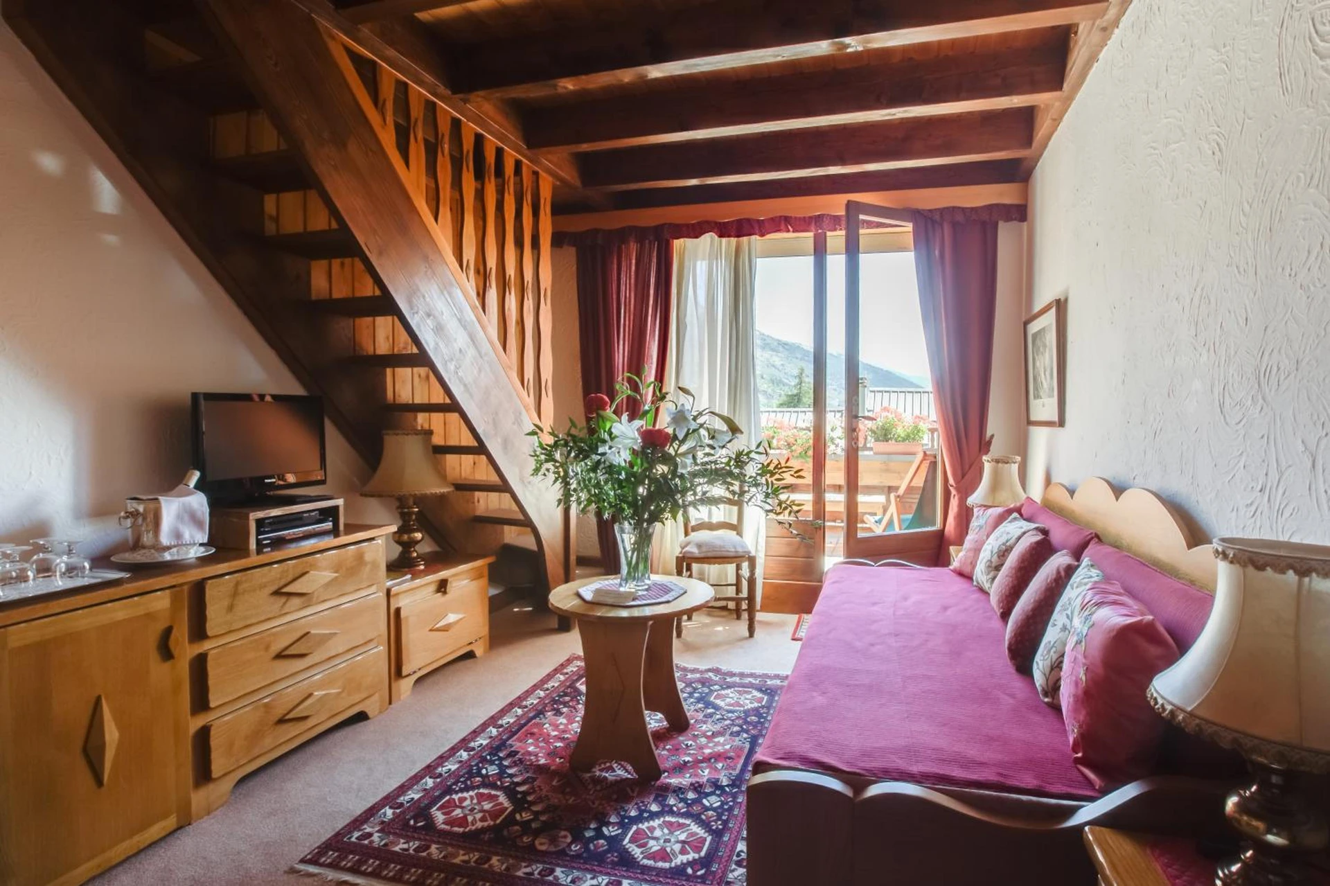 Chambre disponible pour un séminaire d'entreprise à L'Auberge du Choucas - Le Monêtier-les-Bains