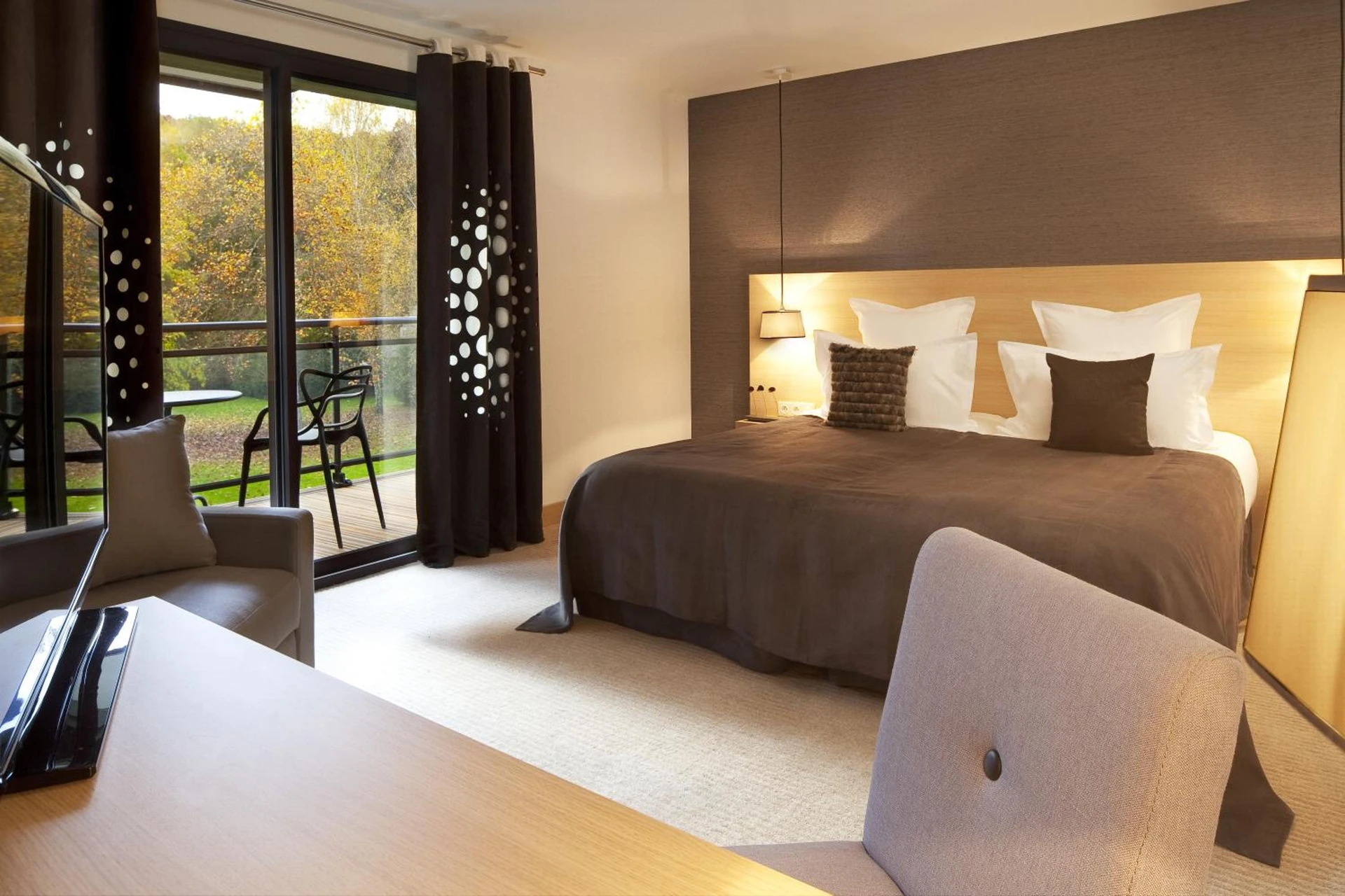 Magnifique chambre pour un séminaire d'entreprise à L'Aubinière Hôtel Restaurant & Spa - Saint-Ouen-les-Vignes