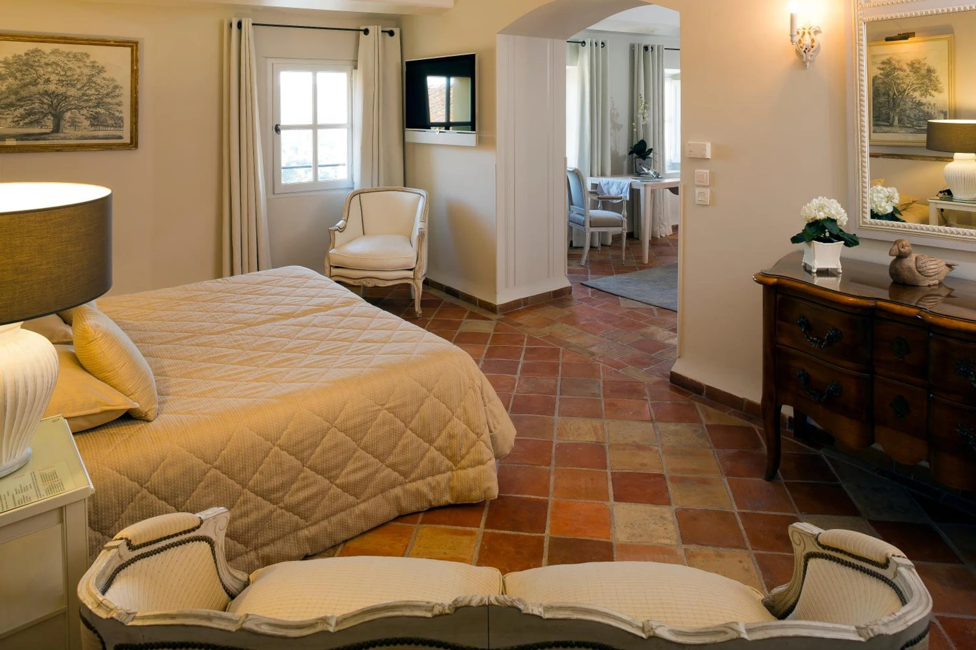Chambre disponible pour un séminaire d'entreprise à Bastide Saint Antoine - Relais & Châteaux - Grasse