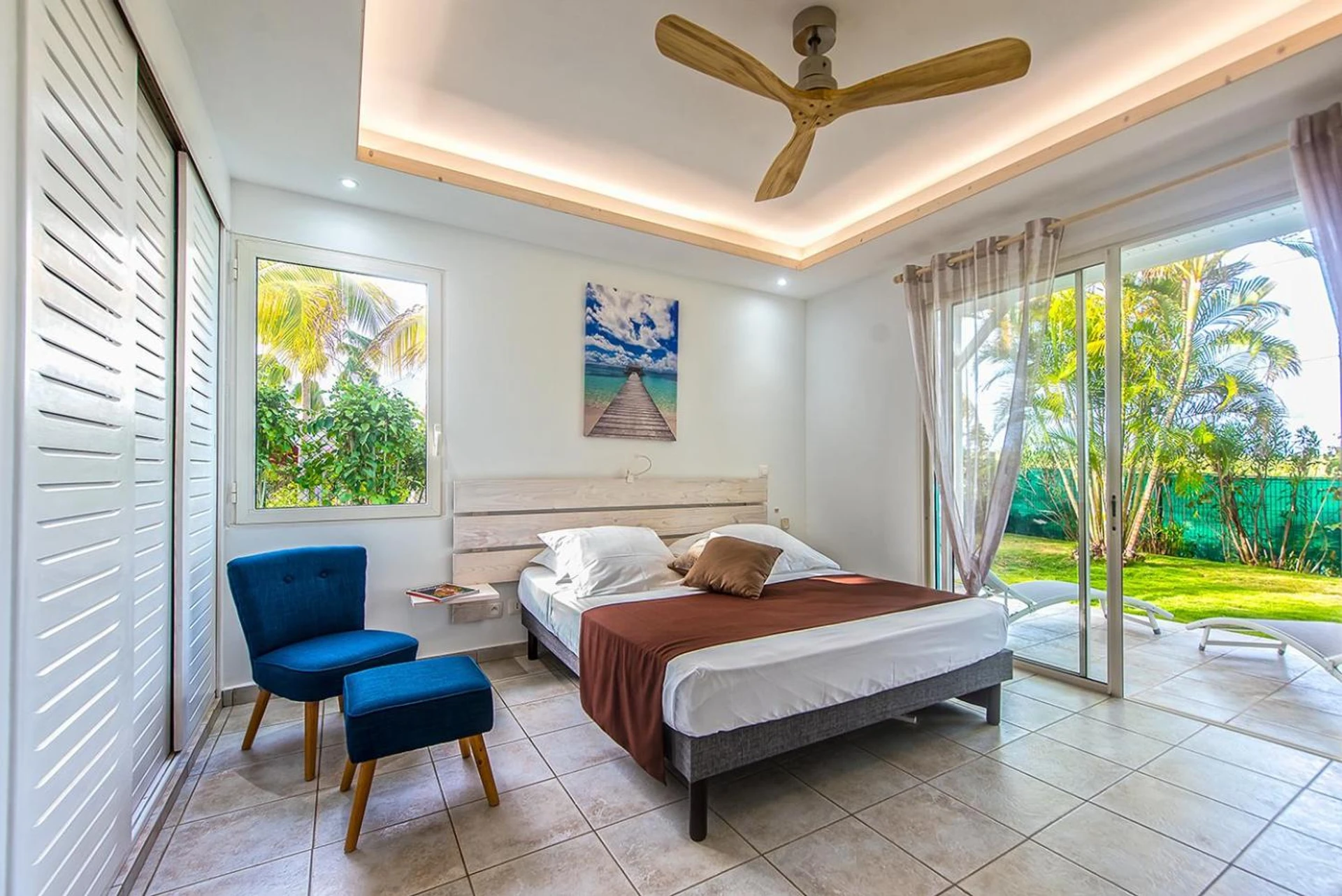Chambre disponible pour un séminaire d'entreprise à Hôtel La Christophine - Saint-François