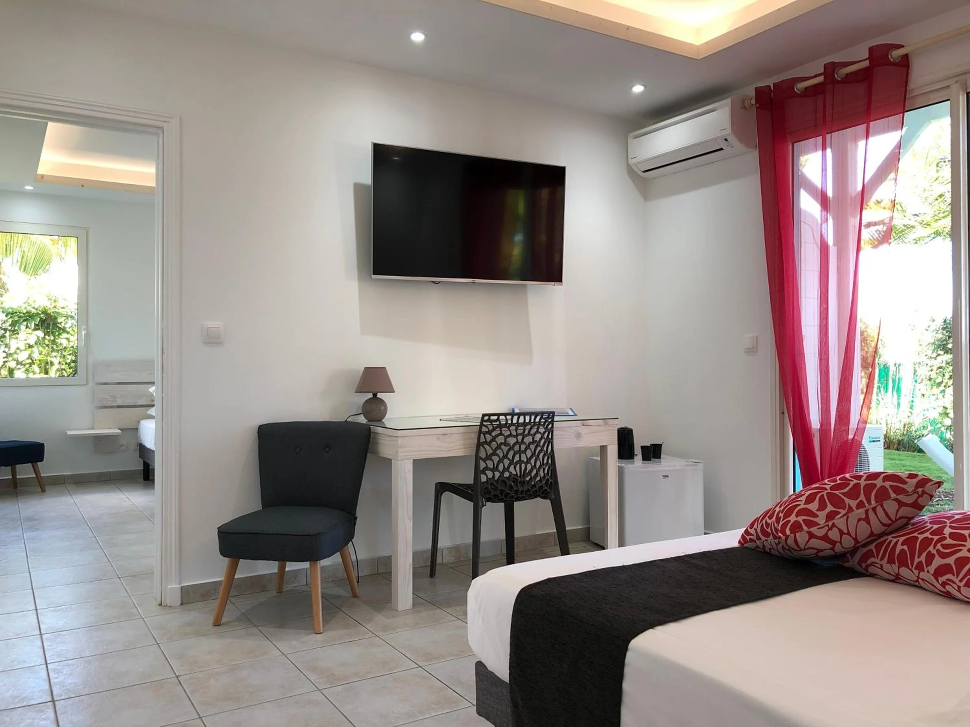 Chambre disponible pour un séminaire d'entreprise à Hôtel La Christophine - Saint-François