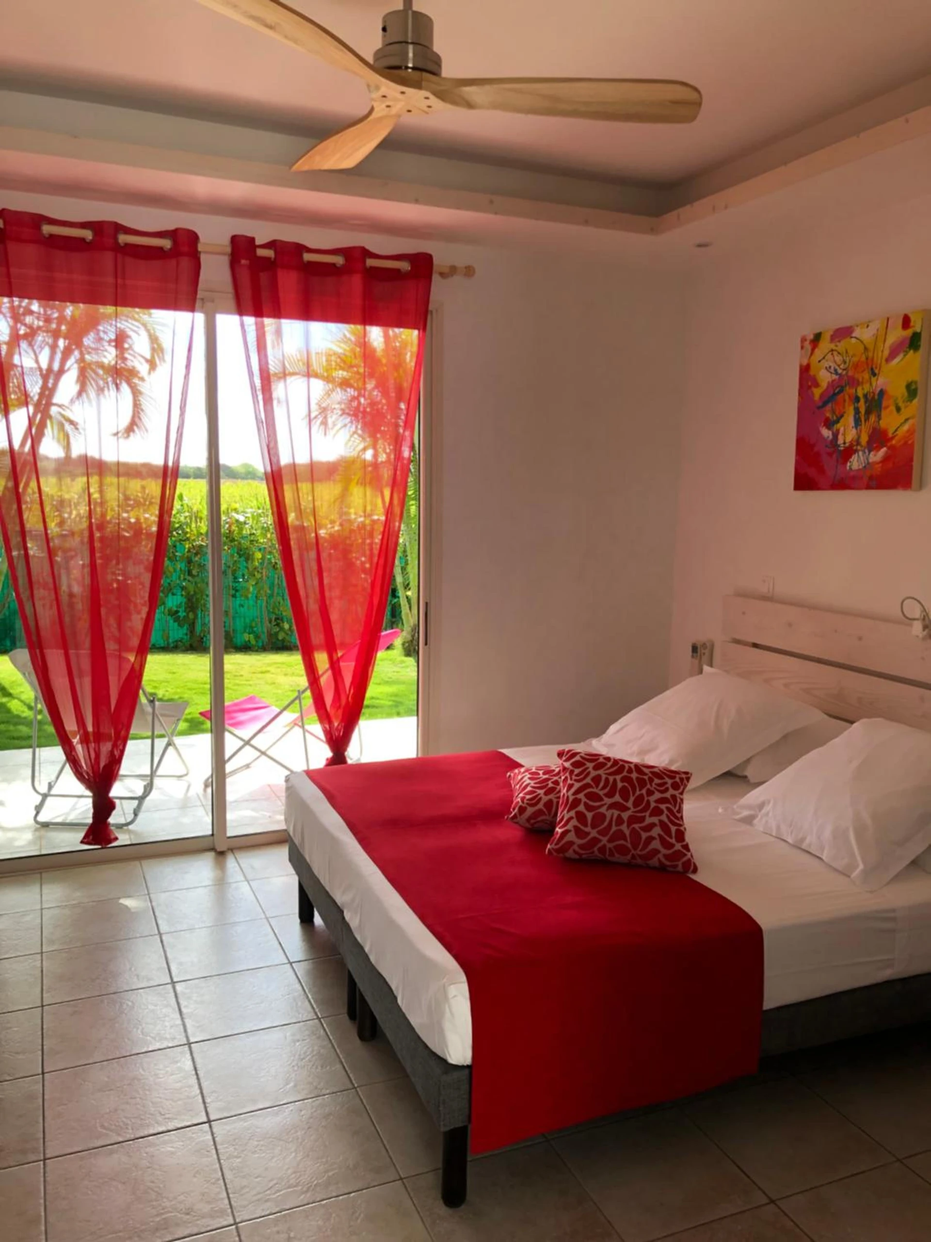 Magnifique chambre pour un séminaire d'entreprise à Hôtel La Christophine - Saint-François