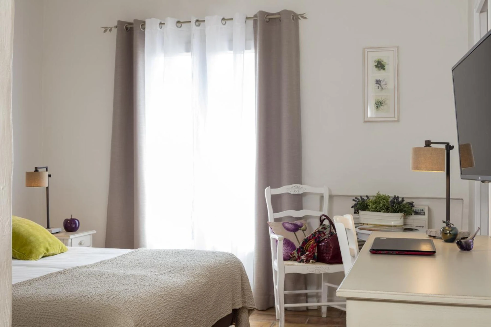 Chambre disponible pour un séminaire d'entreprise à La Clé des Champs, Boutique hôtel & Spa - Le Mas de Garrigon - Roussillon