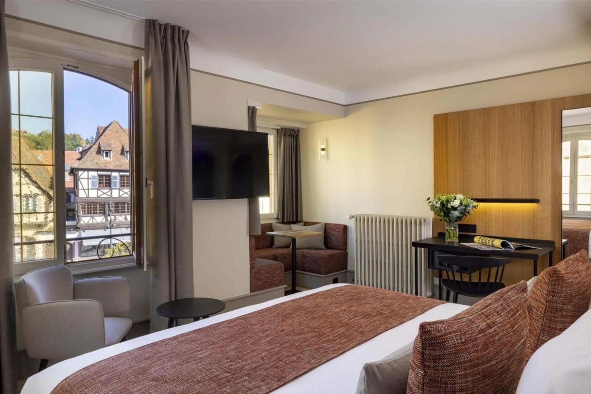 Chambre disponible pour un séminaire d'entreprise à Hotel La Diligence - Obernai