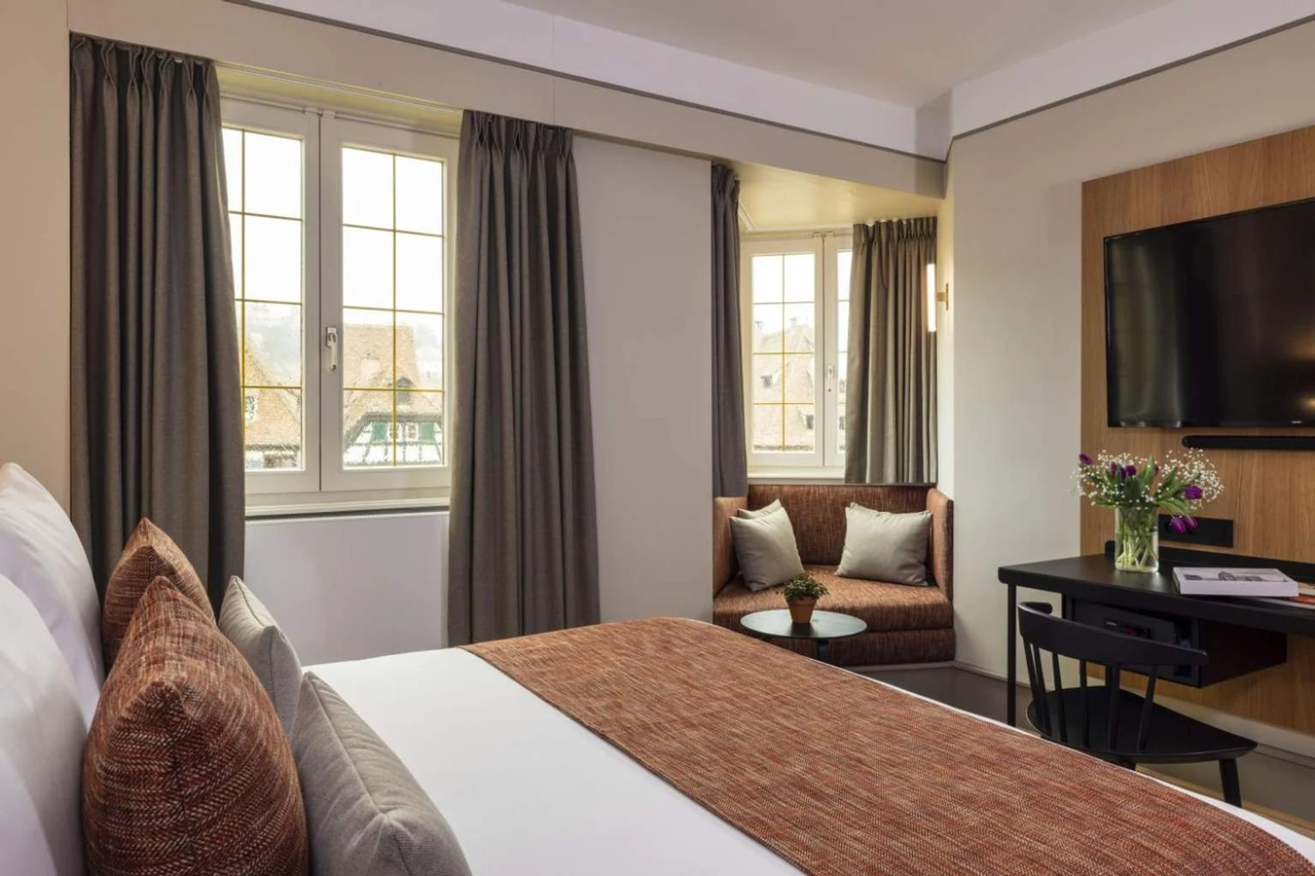 Chambre disponible pour un séminaire d'entreprise à Hotel La Diligence - Obernai