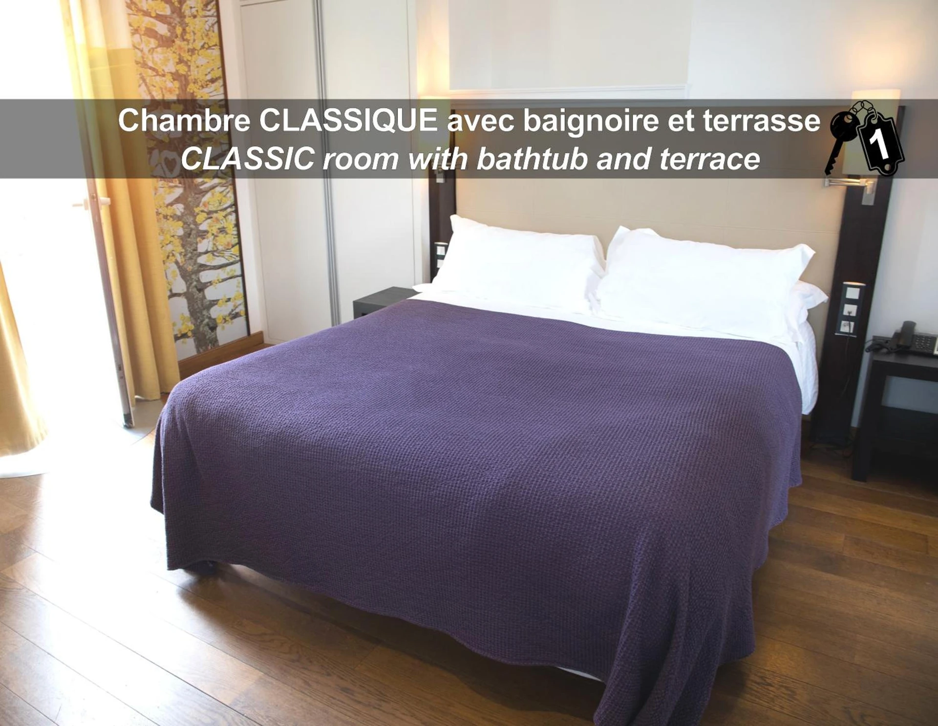Chambre disponible pour un séminaire d'entreprise à HÔTEL LA FERME DE BOURRAN RODEZ - parking privé gratuit - Rodez