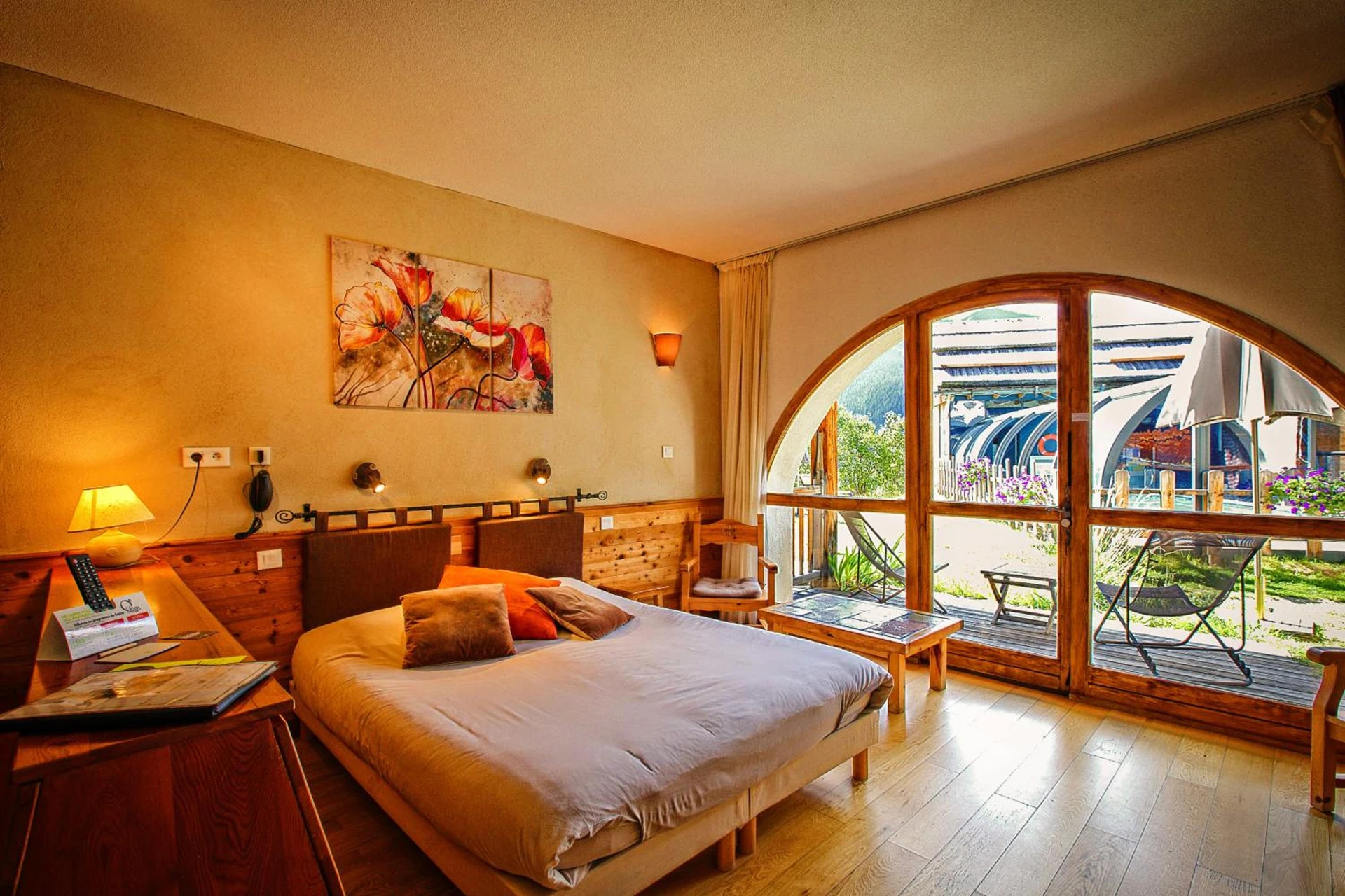 Chambre disponible pour un séminaire d'entreprise à Hôtel & Spa La Ferme de l'Izoard - Arvieux