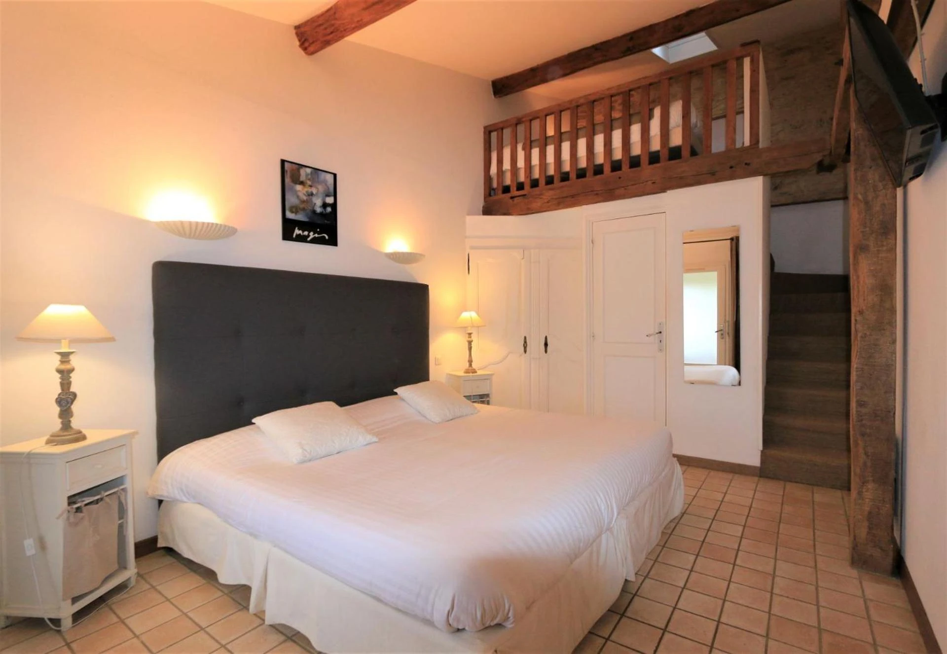 Chambre disponible pour un séminaire d'entreprise à Hôtel de la Ferme Lamy - Meyrals