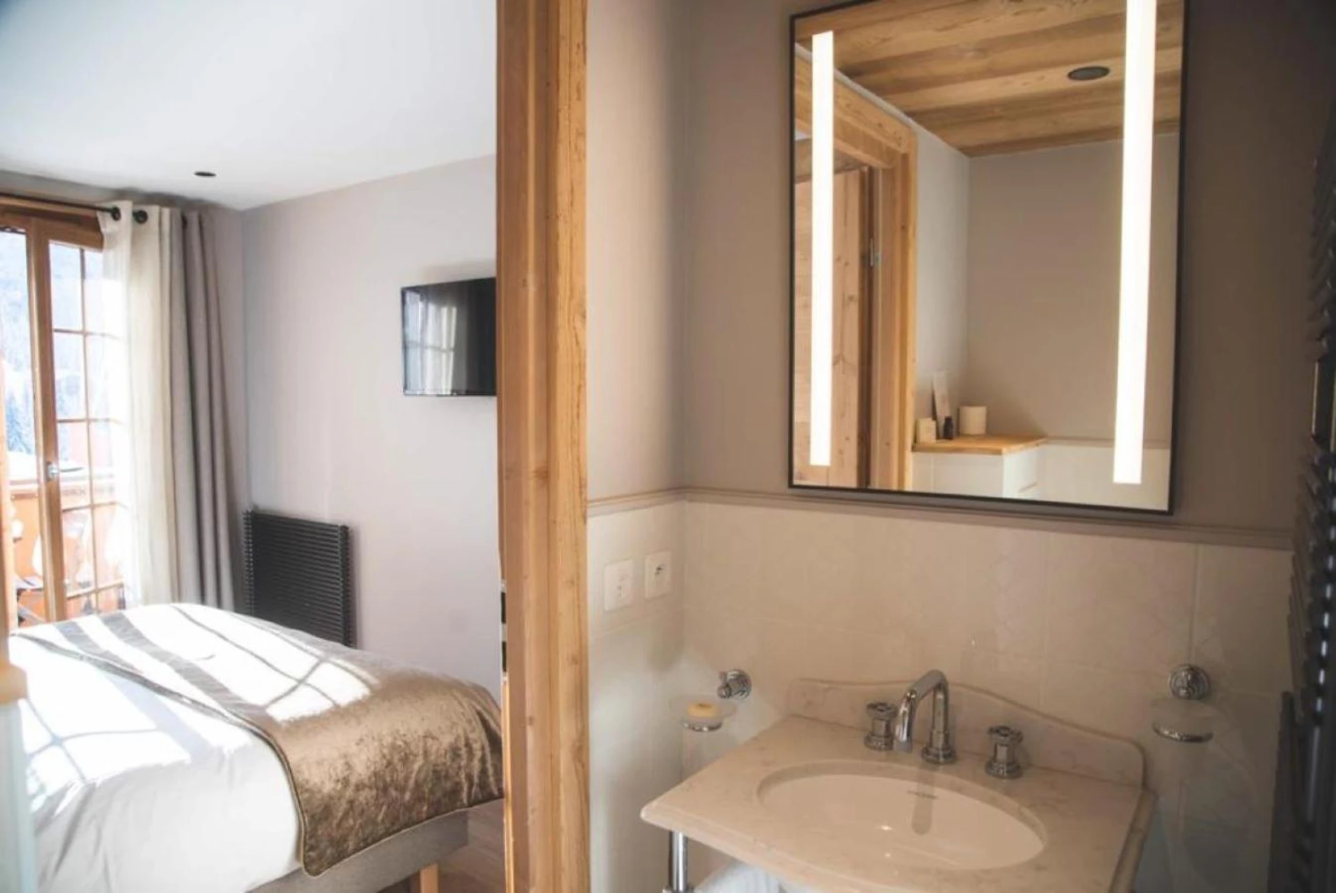 Chambre disponible pour un séminaire d'entreprise à La Ferme - La Clusaz