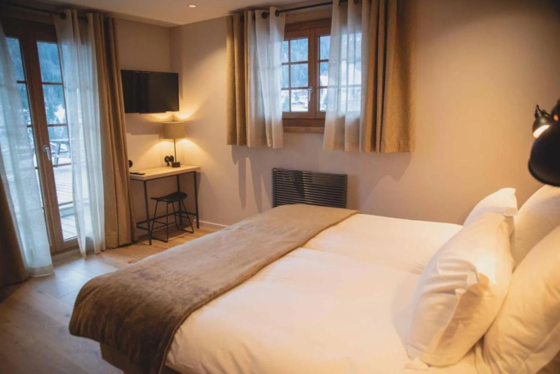 Chambre disponible pour un séminaire d'entreprise à La Ferme - La Clusaz
