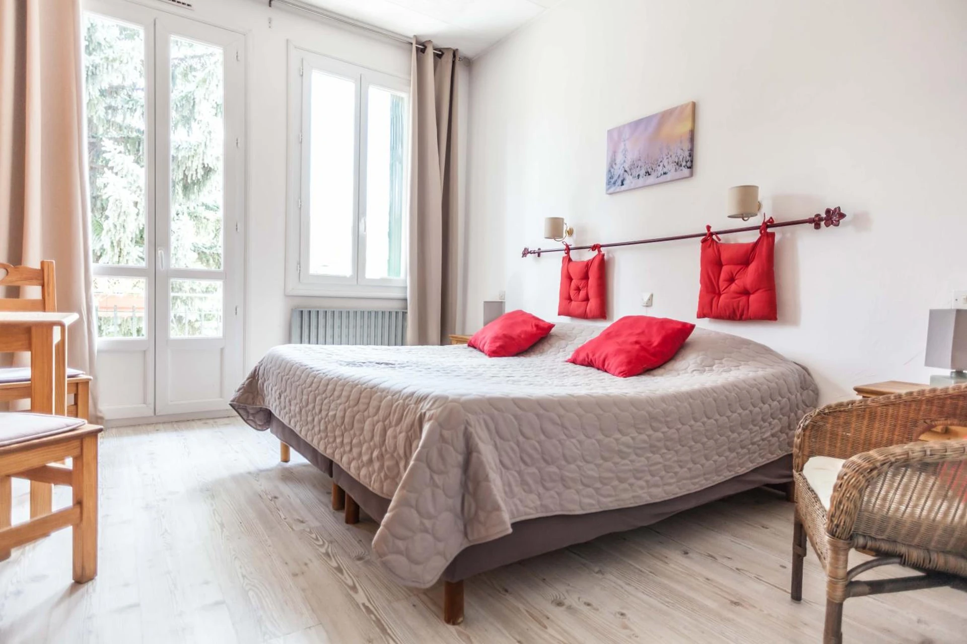 Magnifique chambre pour un séminaire d'entreprise à La Grande Eperviere - Barcelonnette