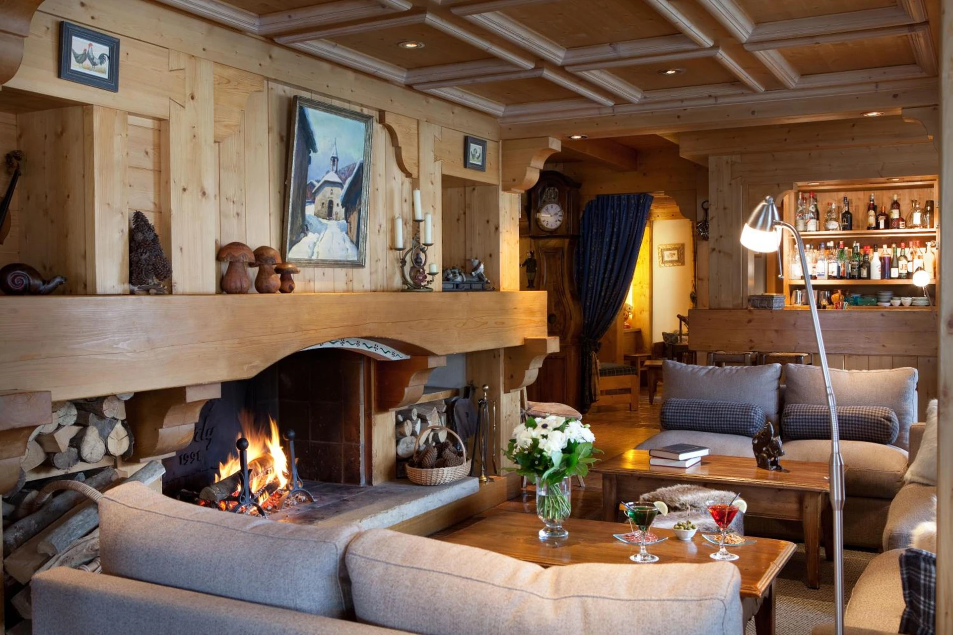 Ambiance de travail pour séminaire d'entreprise à Hôtel La Grange d'Arly - Megève