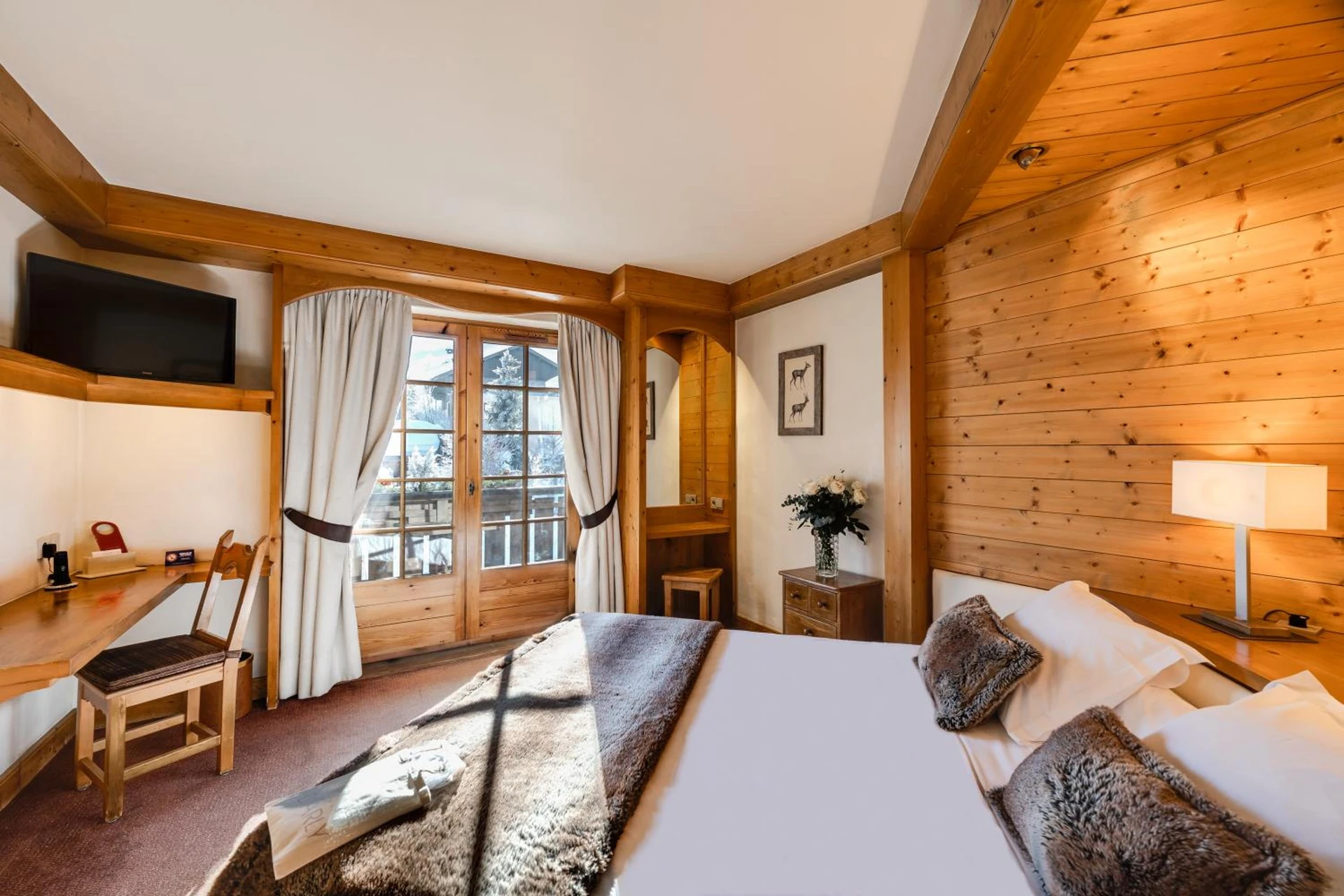 Chambre disponible pour un séminaire d'entreprise à Hôtel La Grange d'Arly - Megève